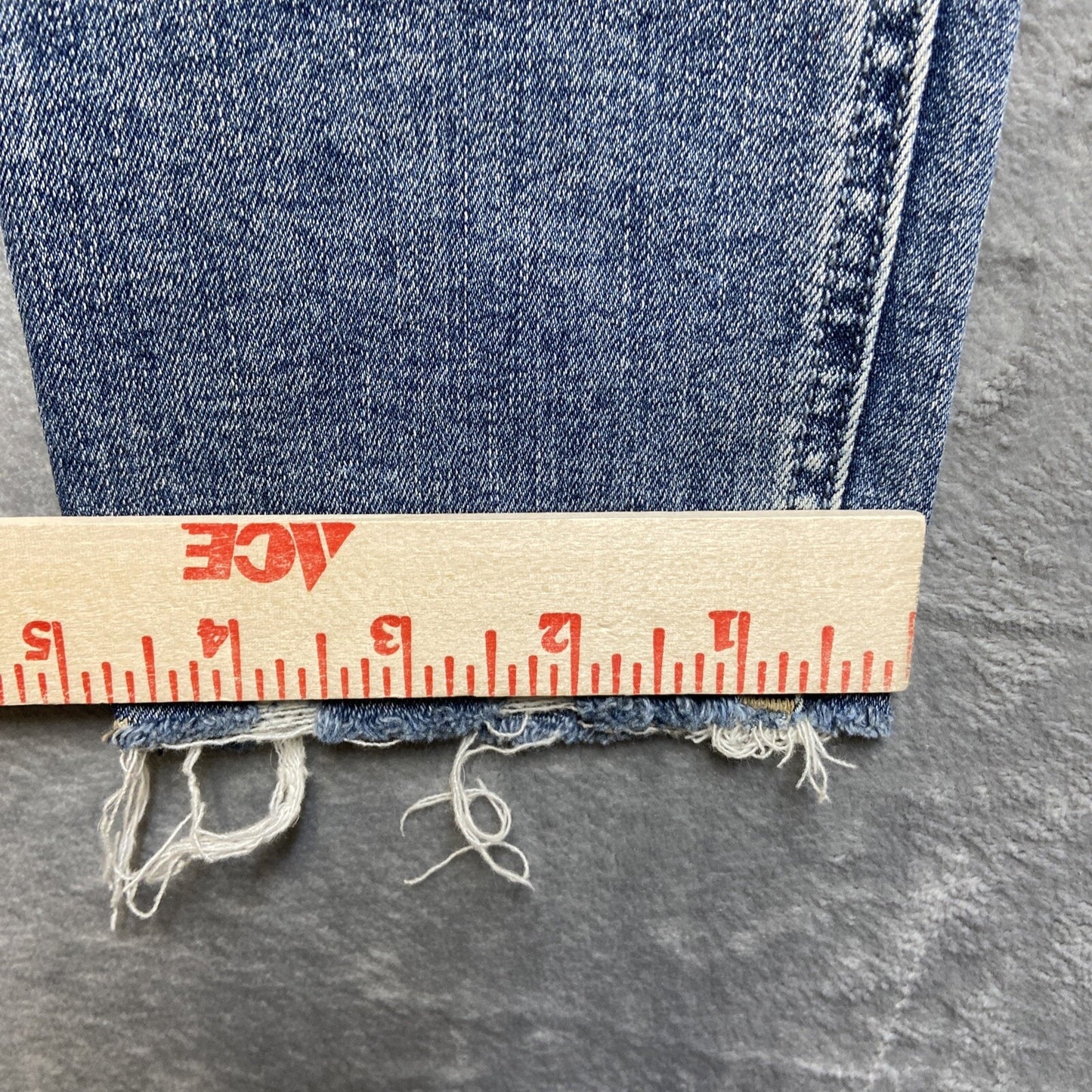 Silver Jeans Most Wanted Skinny Distressed Jeans Womens Size 28x29 Blue Denim