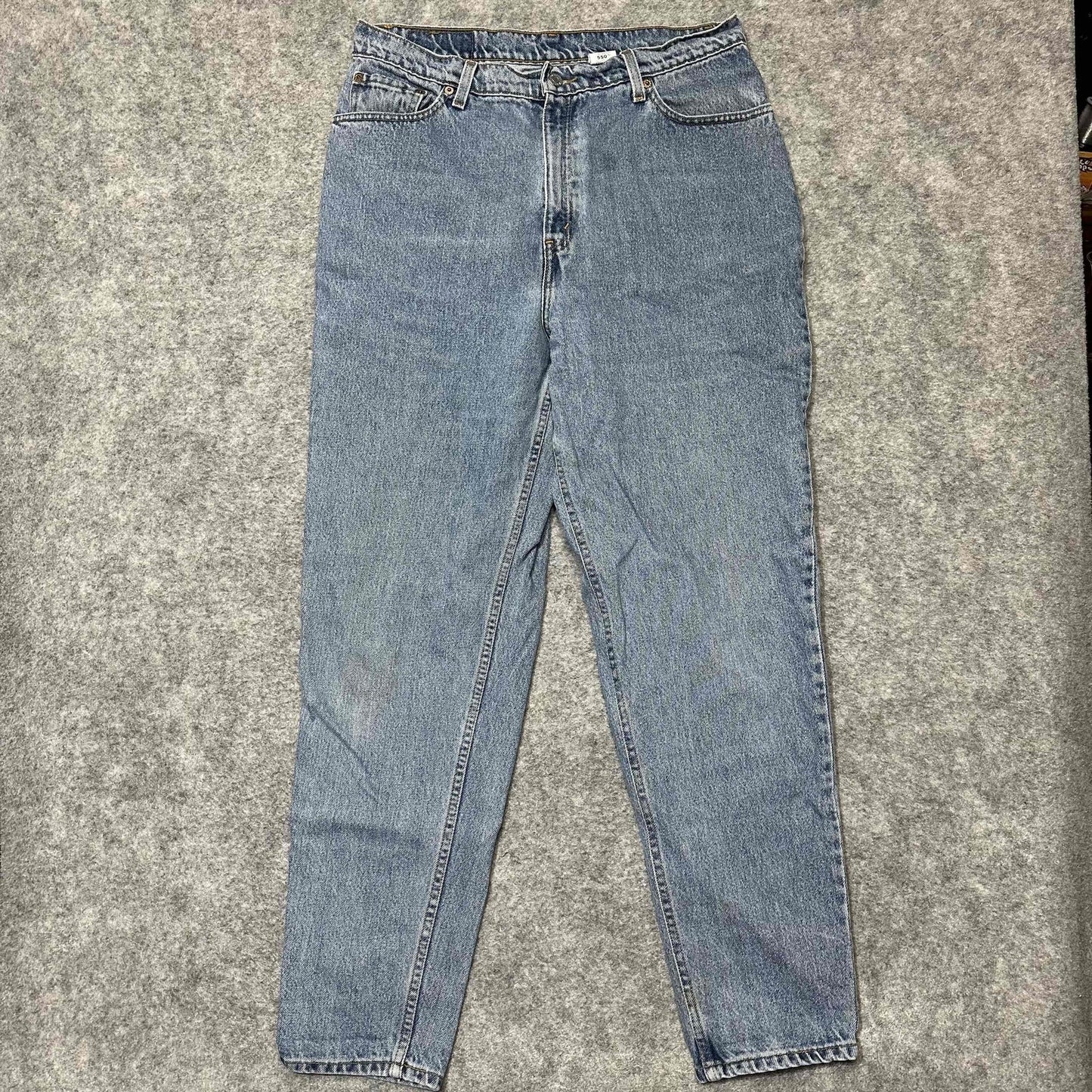 Vintage Levis 550 Women's Relaxed Fit Tapered Leg Jeans Size 16 WM Blue Denim