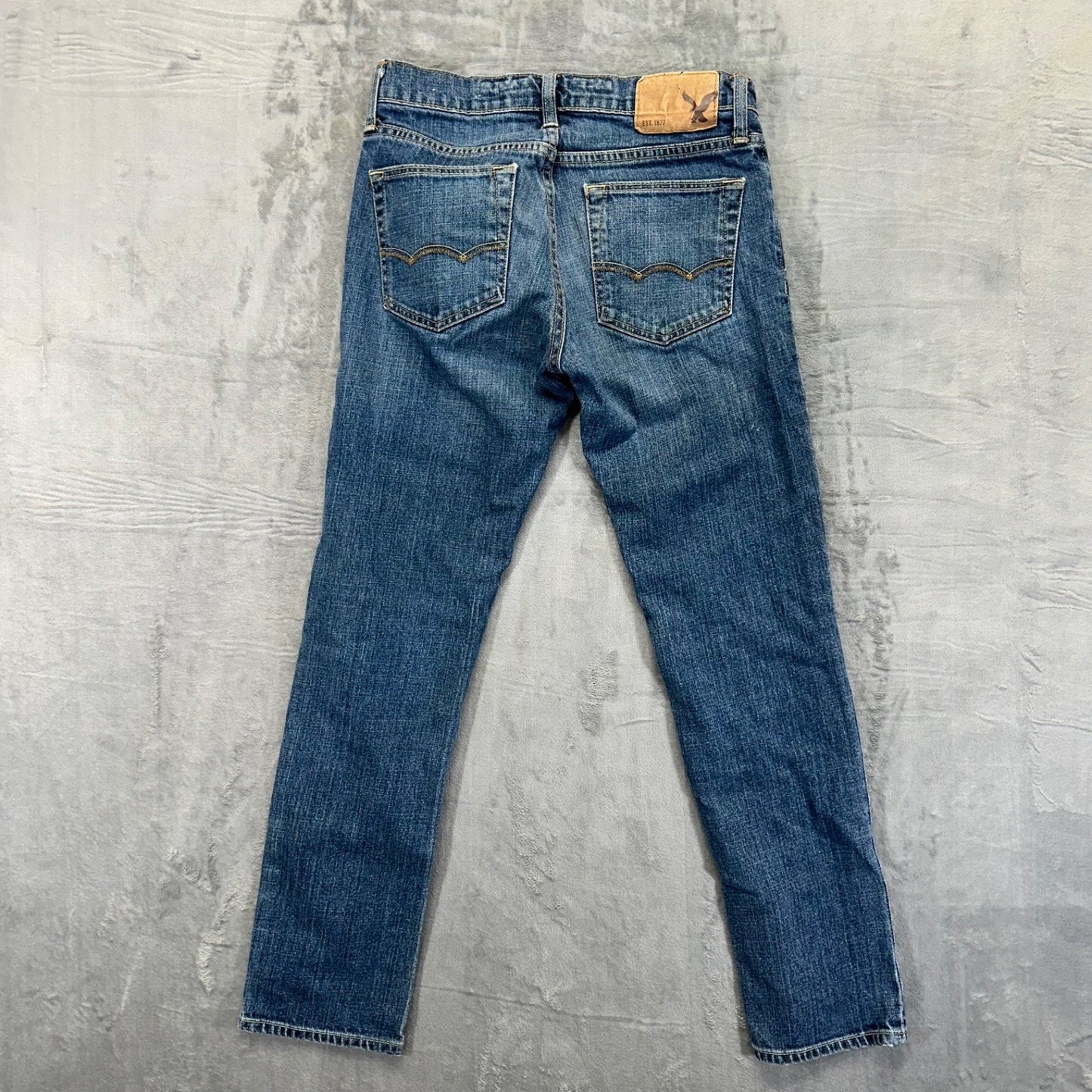 American Eagle Outfitters Men's Skinny Jeans 28/30 Blue Medium Wash Denim