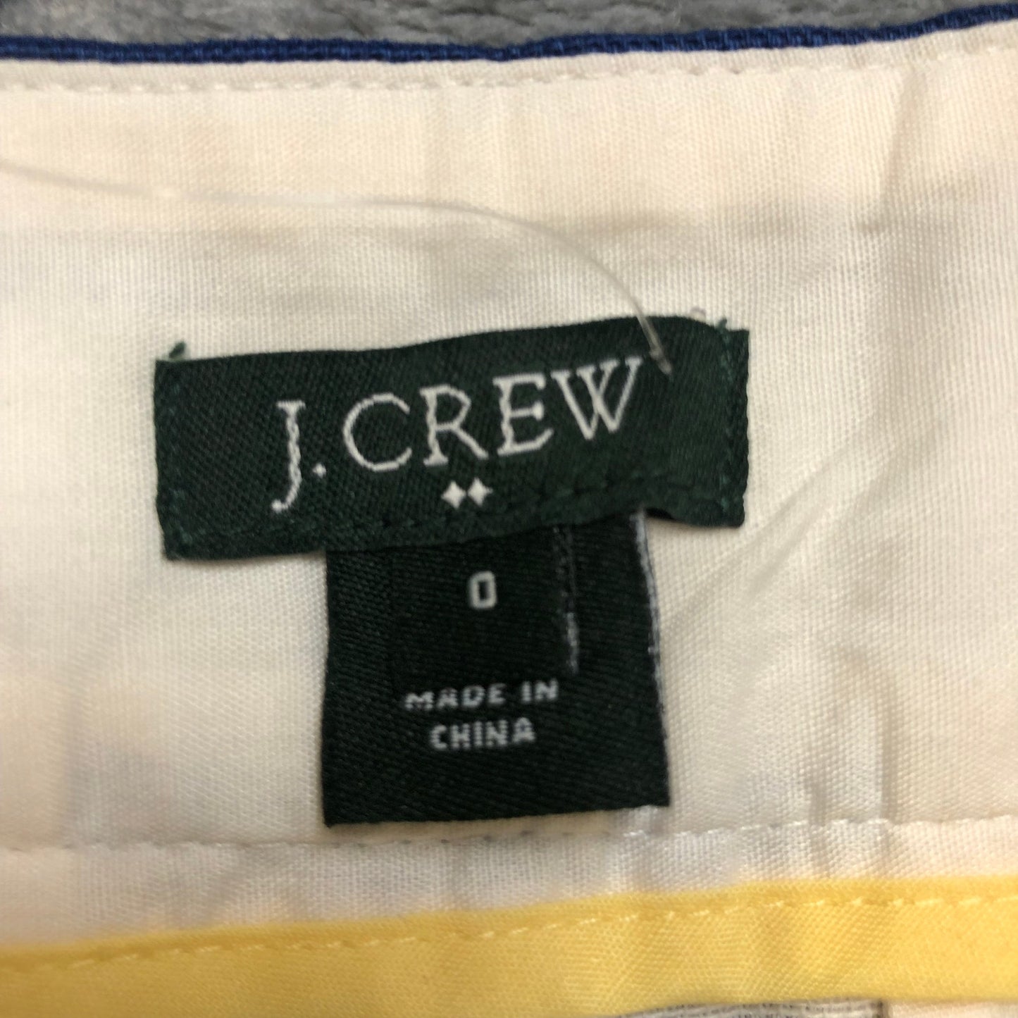 New J.Crew Linen Shorts Women's Size 0 Pinstripe Blue White