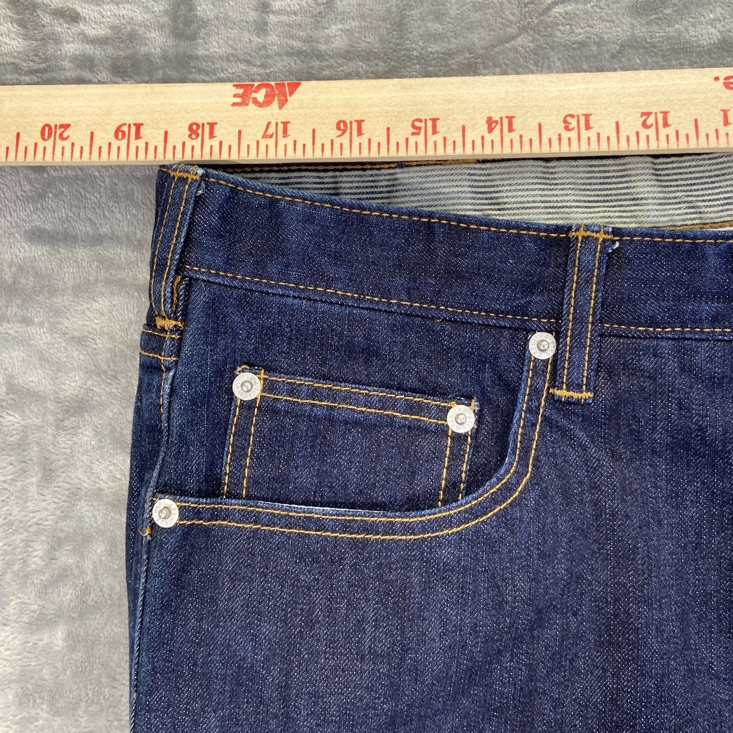 New Daniel Cremieux Straight Jeans Men's Size 38x30 Blue Denim