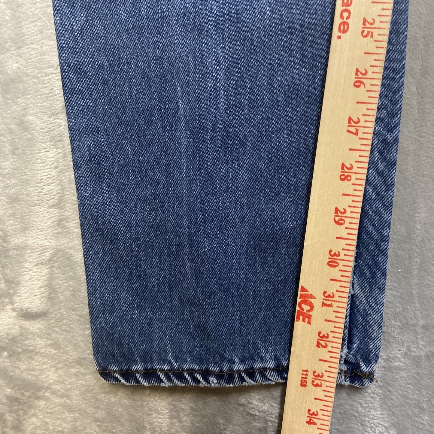 Vintage Levi’s 505 Straight Jeans Men’s Size 32x34 Blue Denim 80s Black Tab Rare
