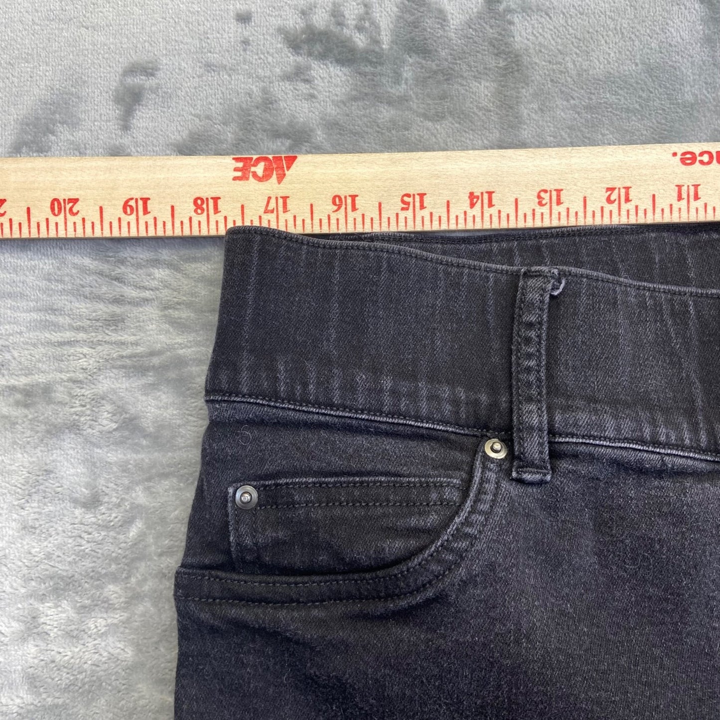 Spanx Women's Flare Jeans Size 2XL Black Dark Wash