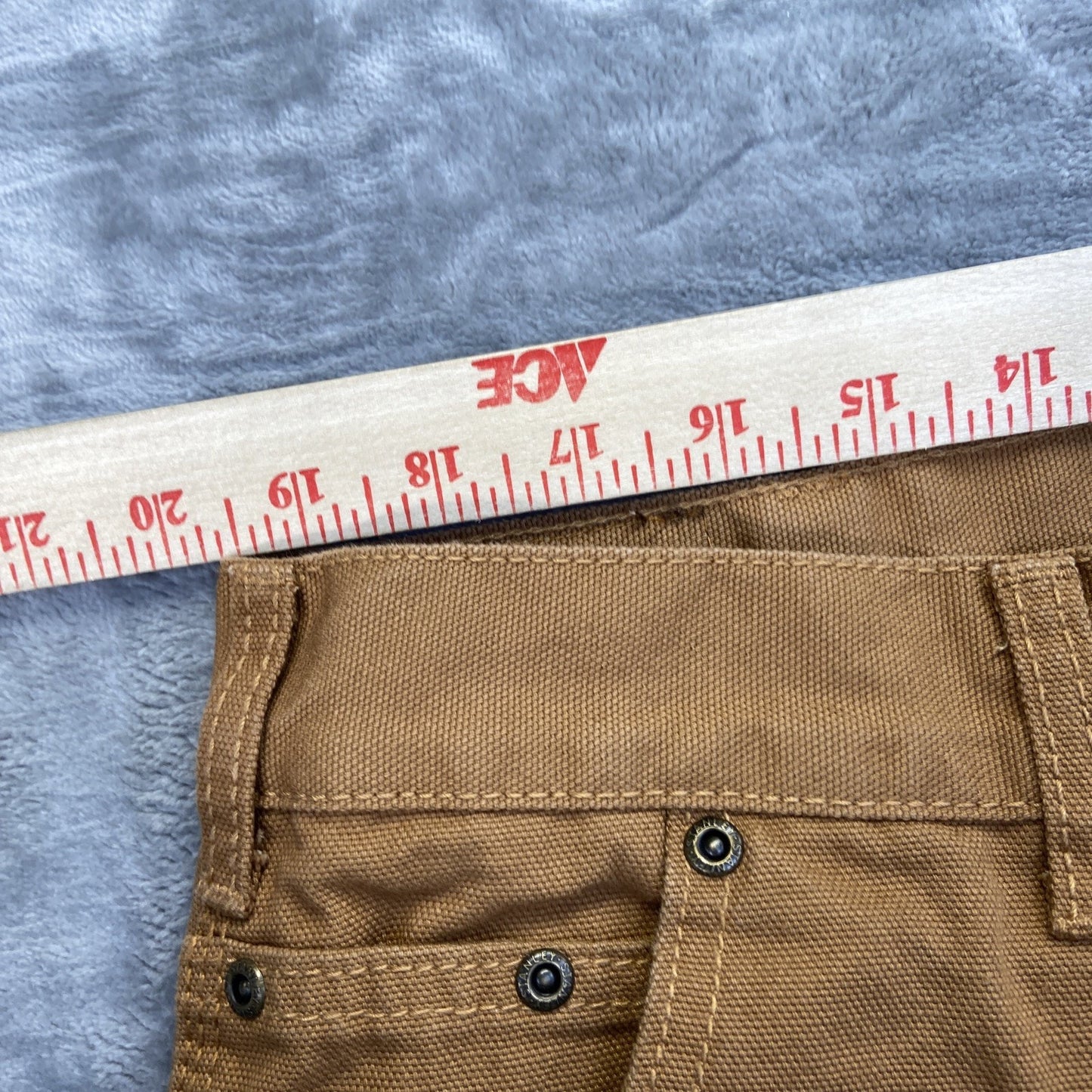 New Stanley Carpenter Straight Jeans Men's Size 40x32 Tan Brown