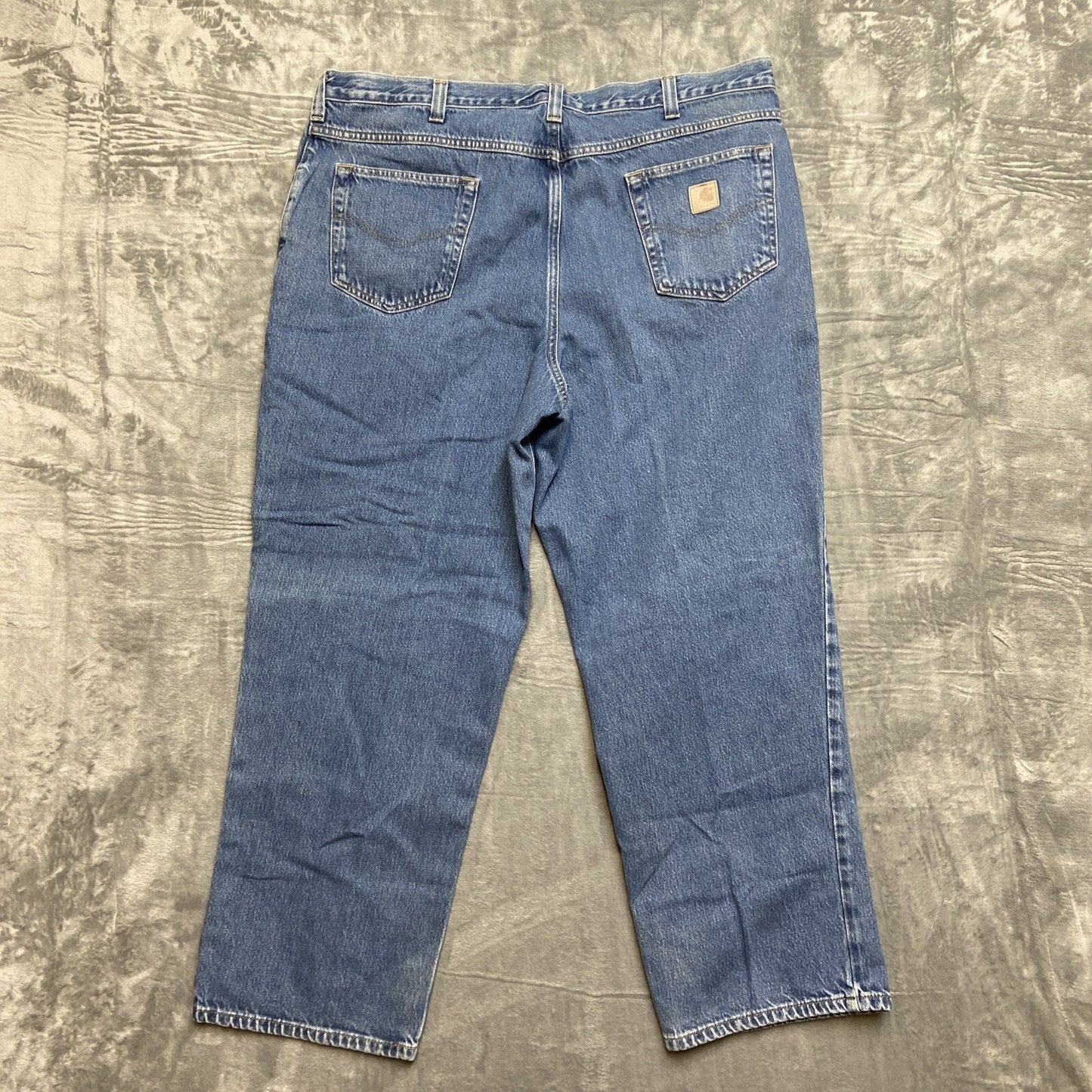 Lot of 4 Carhartt Relaxed Fit Jeans Men's 40x30 Blue Wholesale Work Jeans