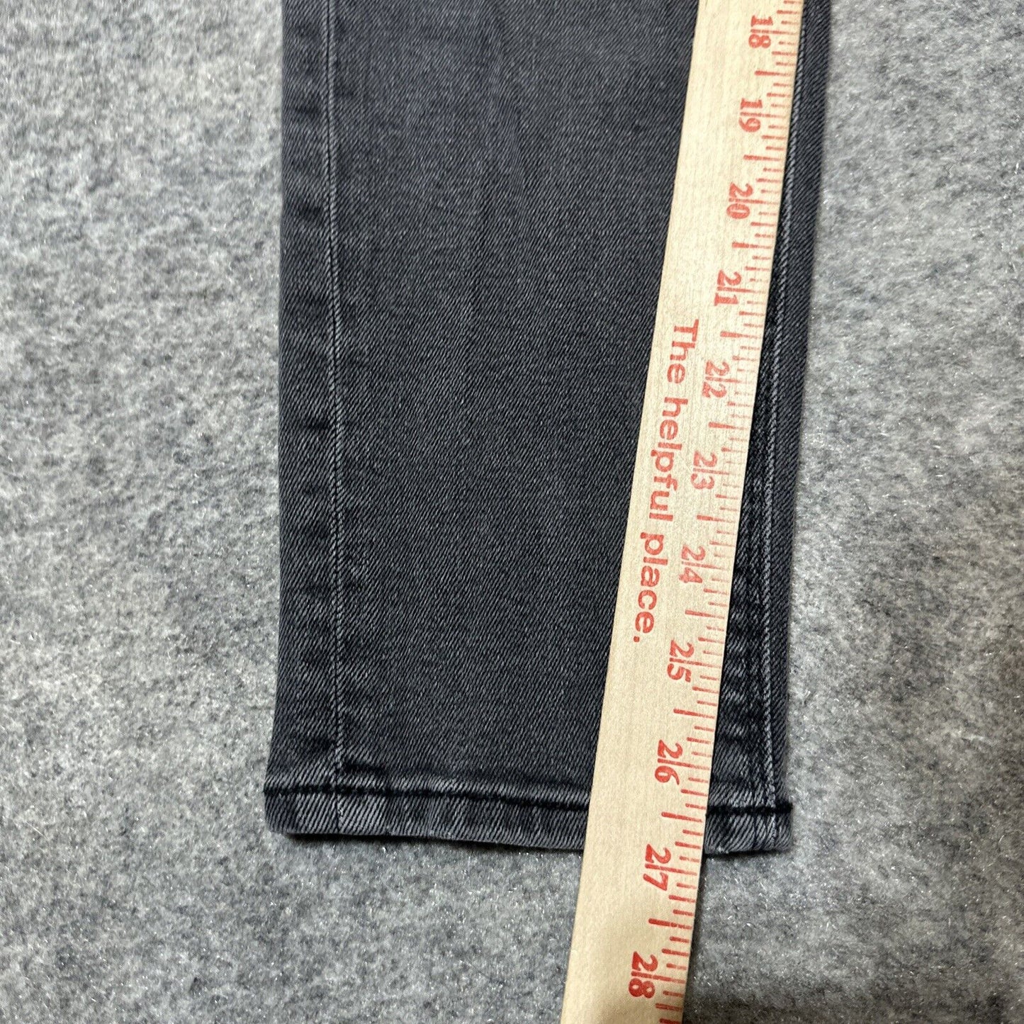 American Eagle Stretch Women's Curvy Mom Jeans Size 00 Black Dark Wash Denim