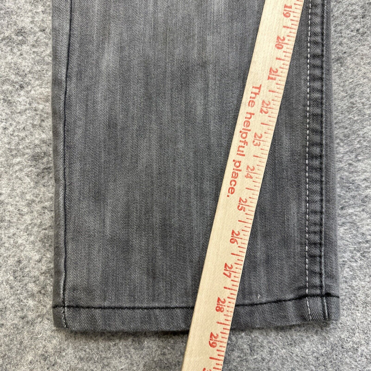 Southpole Straight Jeans Men's Size 34x30 Gray Denim Skater Y2K Grunge *Stained*