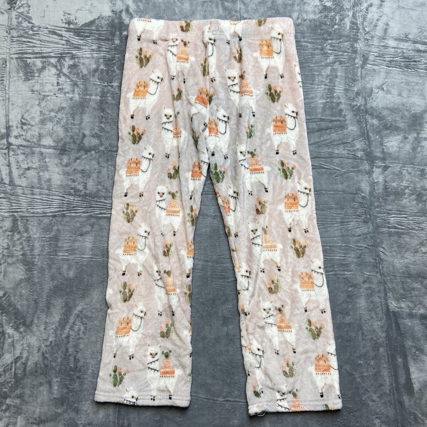 Daydream By Berkshire Home Fluffy Llama Pajama Pants Women's Size L Patterned