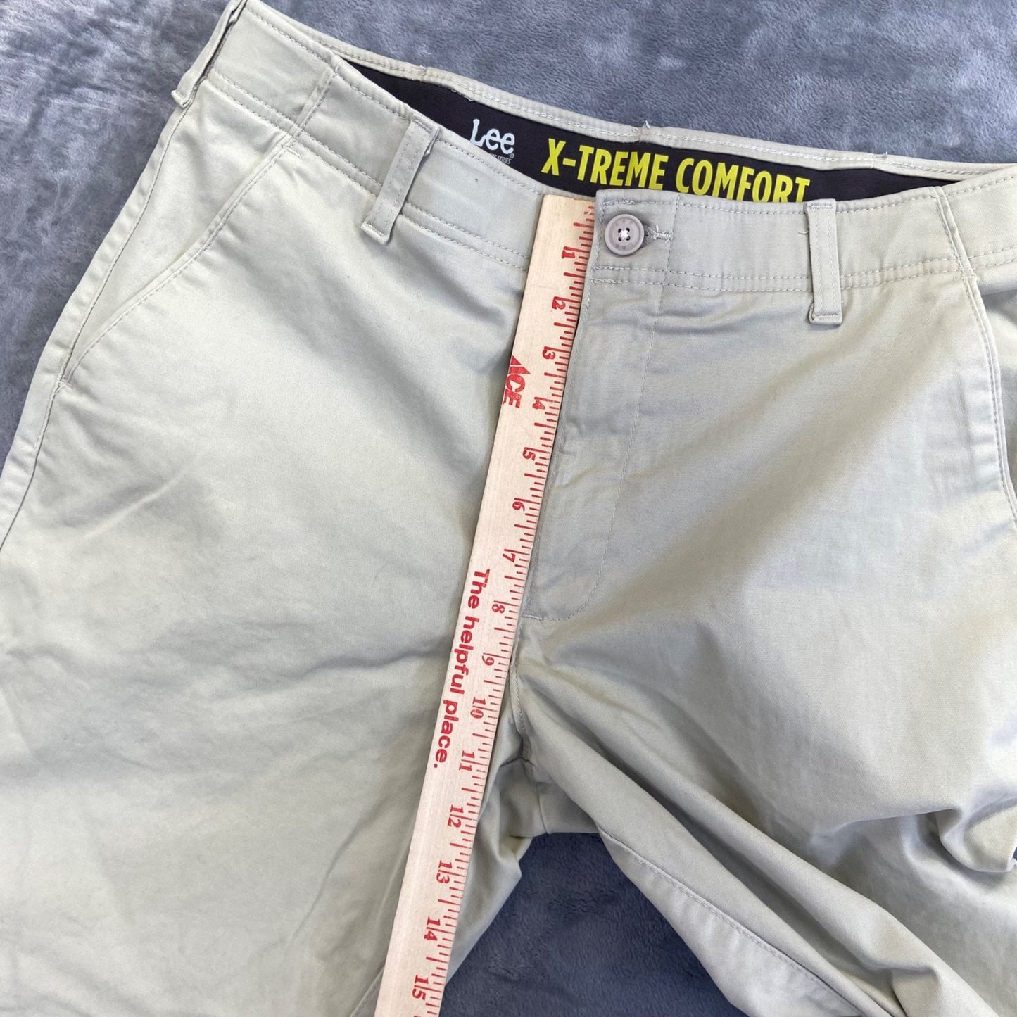 Lee Men's X-Treme Comfort Straight Pants Size 34x34 Beige