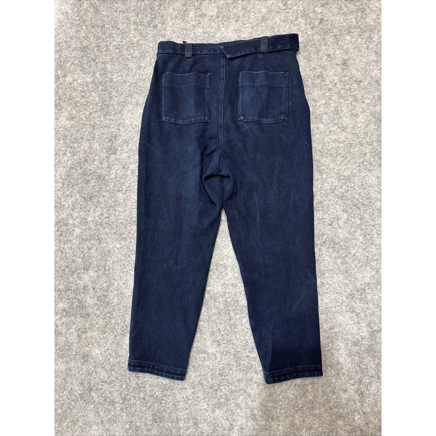 AG Adriano Goldschmied Natalie Women's Pants Size 31 Navy Blue Strap Pants