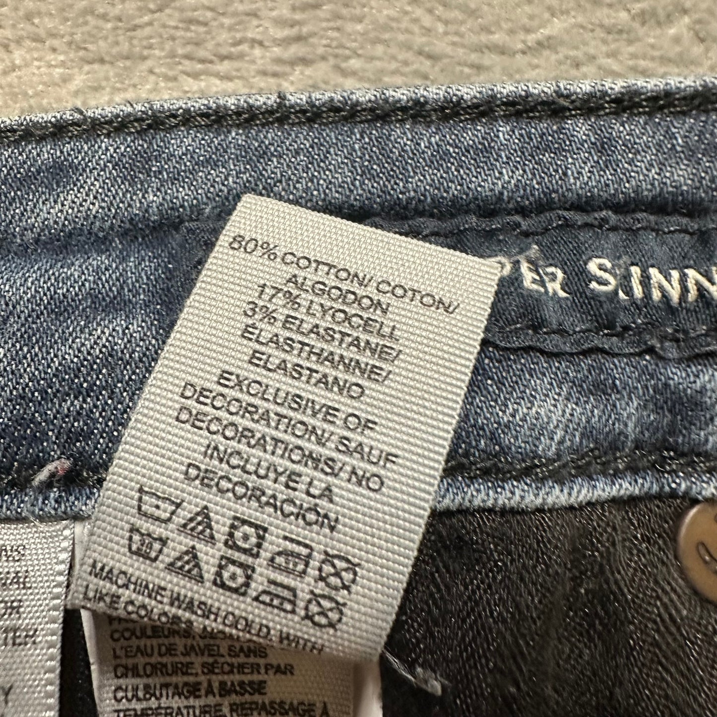 Lucky Brand Ava Super Skinny Jeans Women's Sz 4 Dark Blue