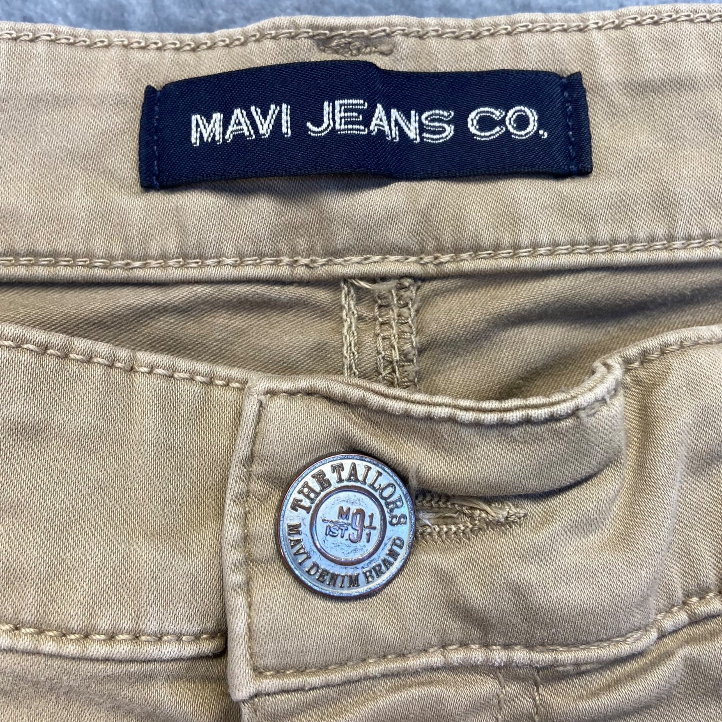 Mavi Men's Matt Relaxed Straight Pants Size 36 Beige