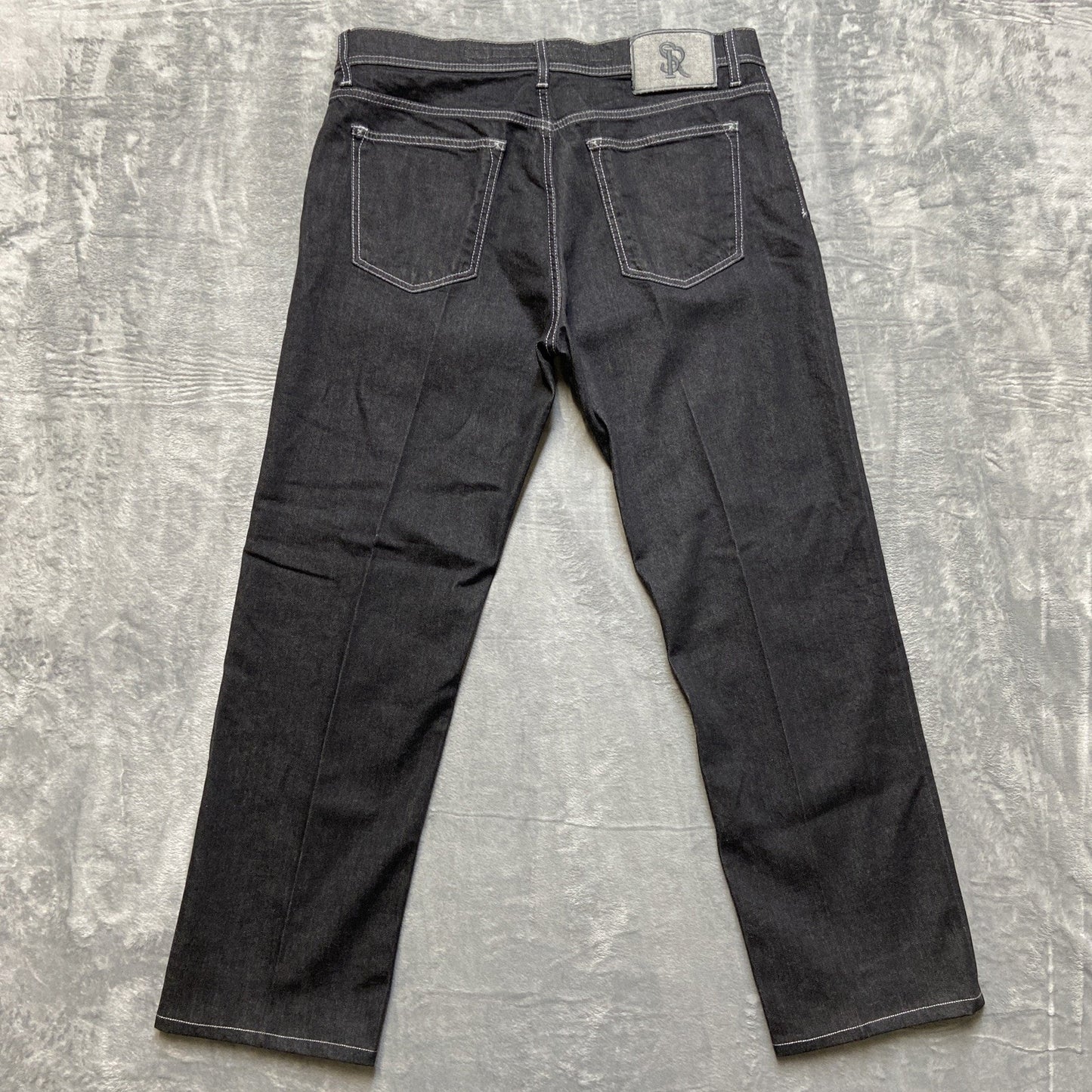 New Stefano Ricci Straight Jeans Men's Size 38 Black Denim Designer Luxury