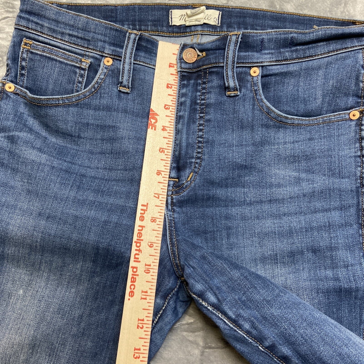 Madewell 10" High Rise Skinny Jeans Women's Size 29P Blue