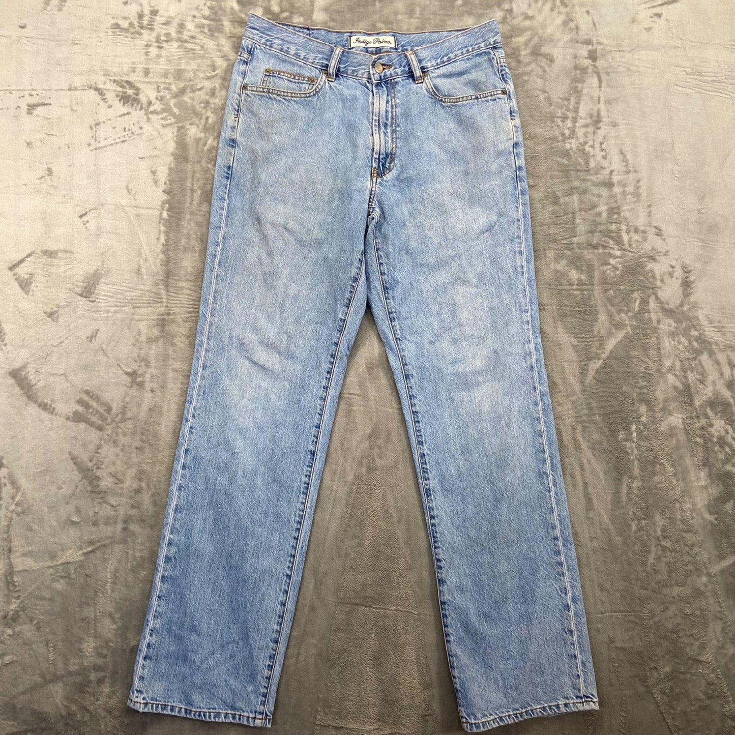 Indigo Palms Men's Classic Fit Straight Jeans 34x34 Blue Light Wash Tommy Bahama