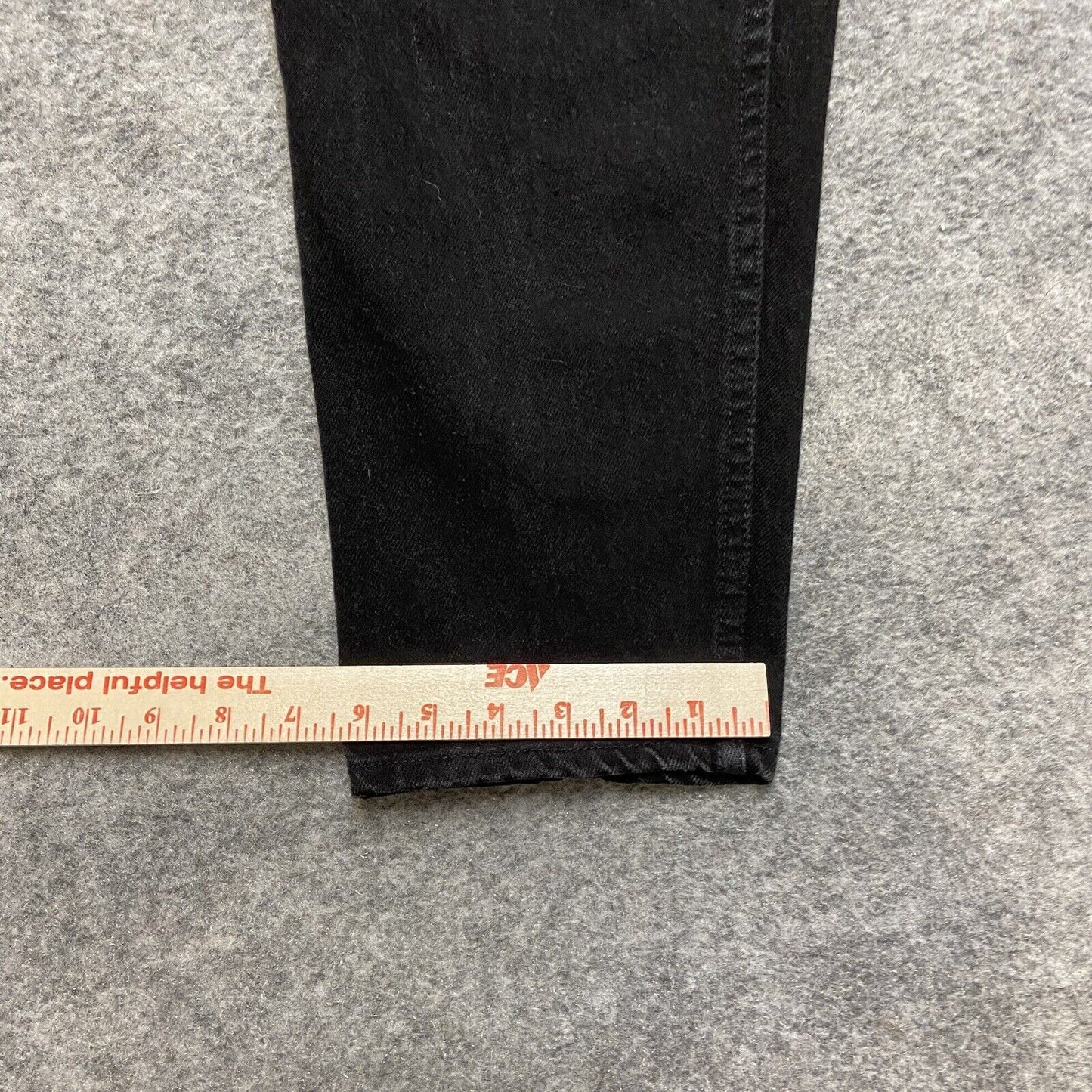 Vintage Wrangler Straight Jeans Women's Size 12 x 30 Black Denim