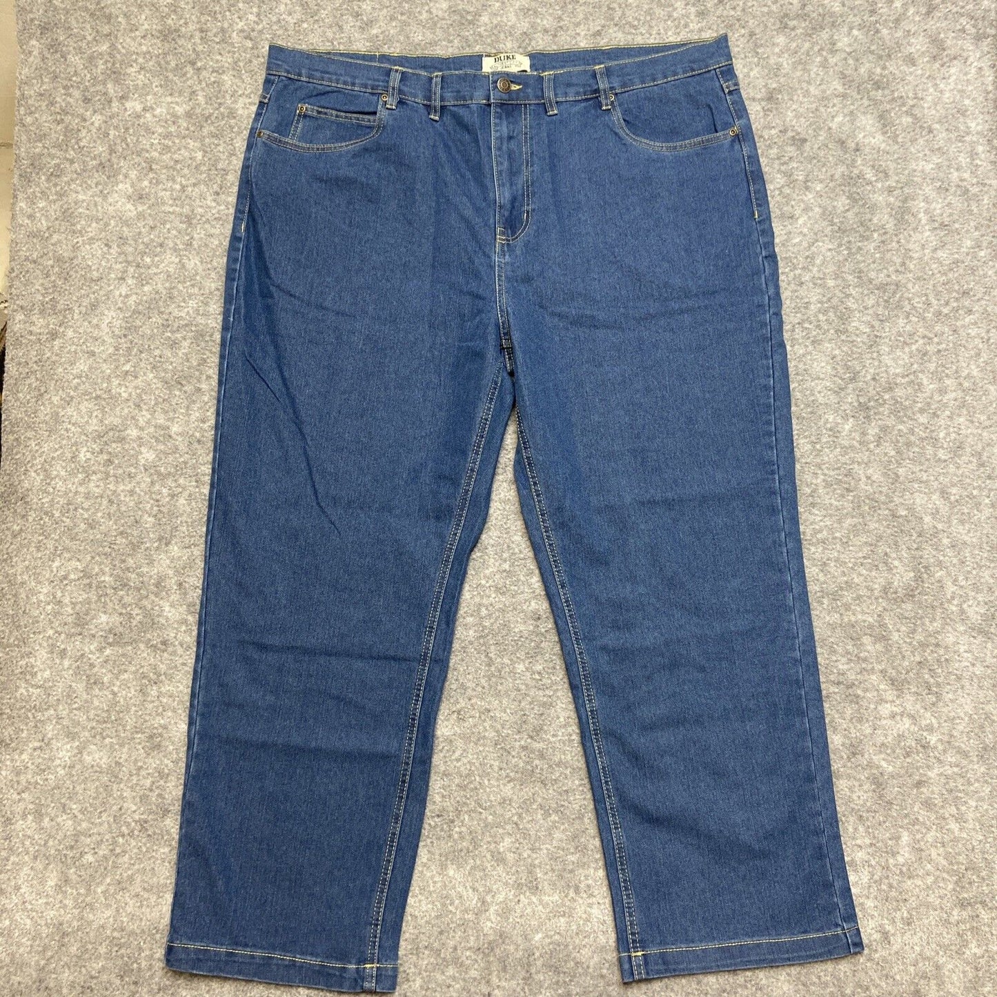 Vintage Duke Habands Authentic Fit Jeans Men's Size 44/M Blue Denim