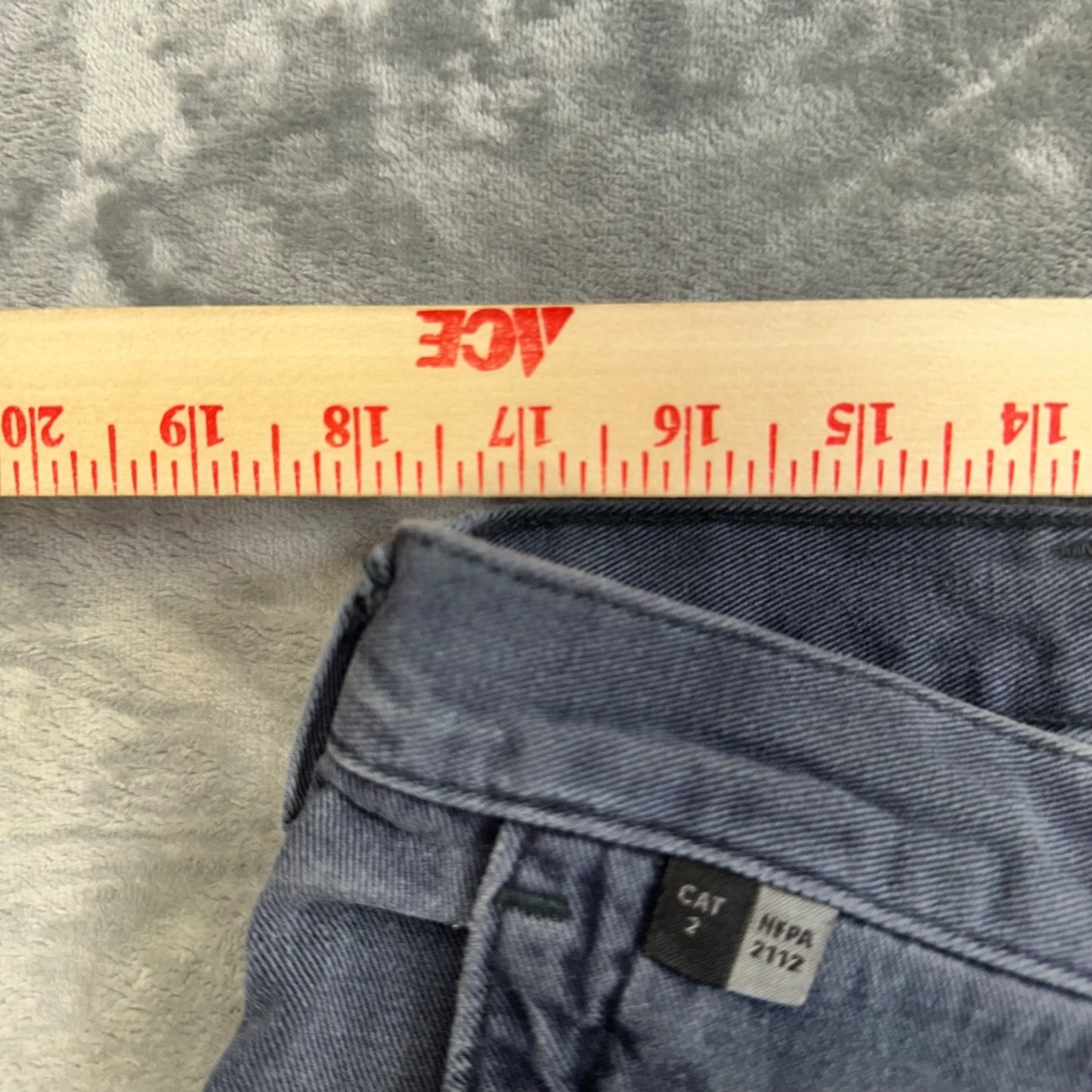 Carhartt FR Men's Straight Pants 36x30 Dark Blue Work Pants Flame Resistant