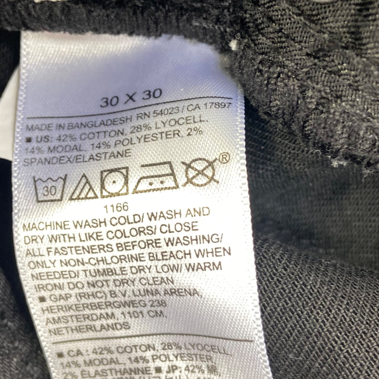 Banana Republic Men's Slim Fit Travel Jeans 30x30 Black