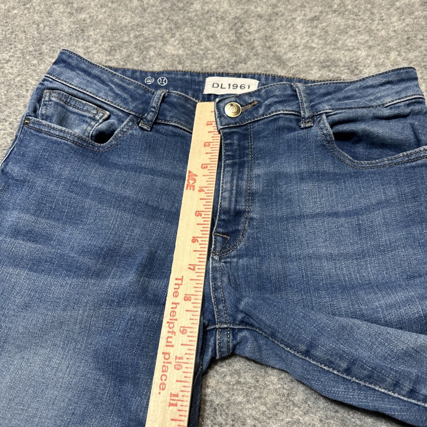 DL 1961 Margaux Instascuplt Ankle Skinny Jeans Women's Size 29 Light Blue Denim