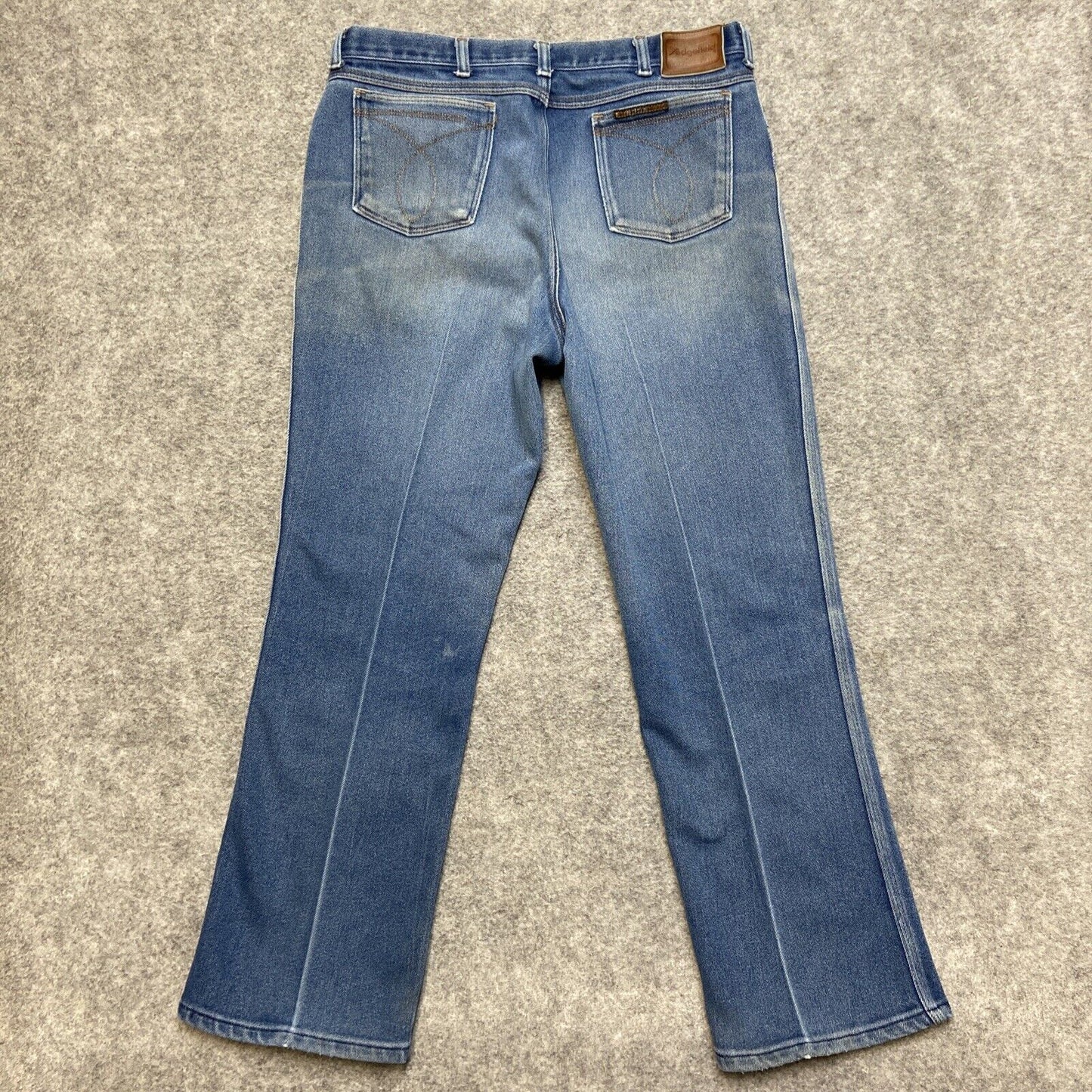 Vintage Sedgefeld Straight Jeans Men's Size 38x32 Blue Denim