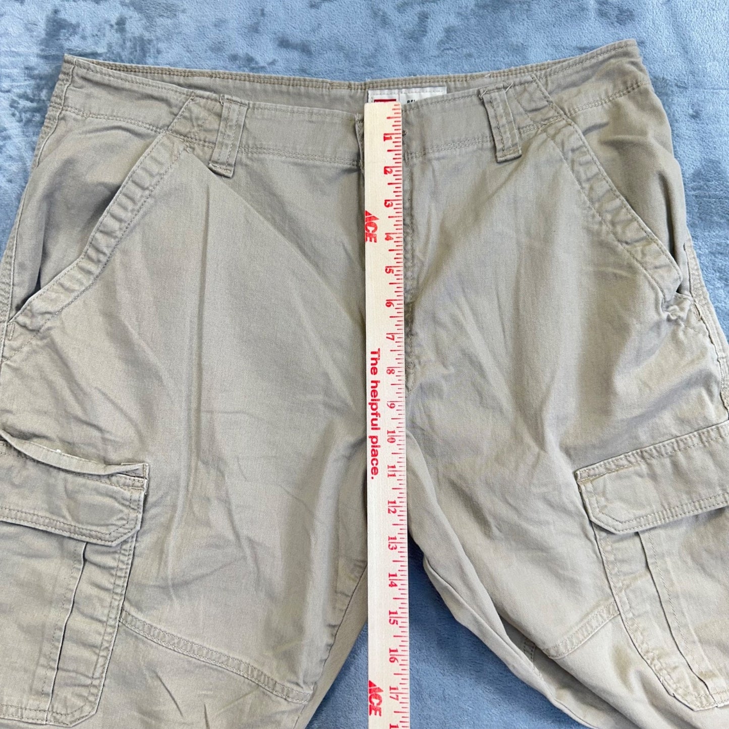 Wrangler Men's Relaxed Fit Cargo Pants 36x30 Khaki
