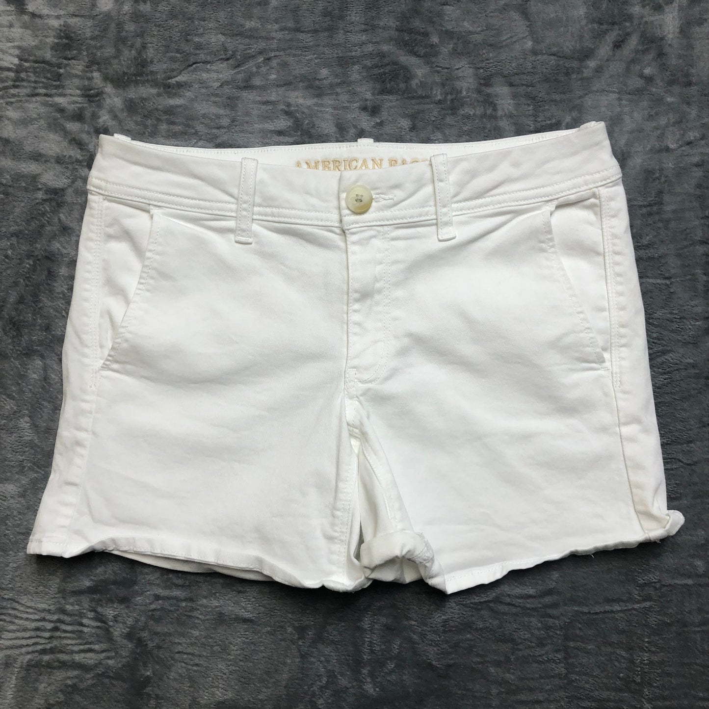 American Eagle Stretch Shorts Women's Size 6 White