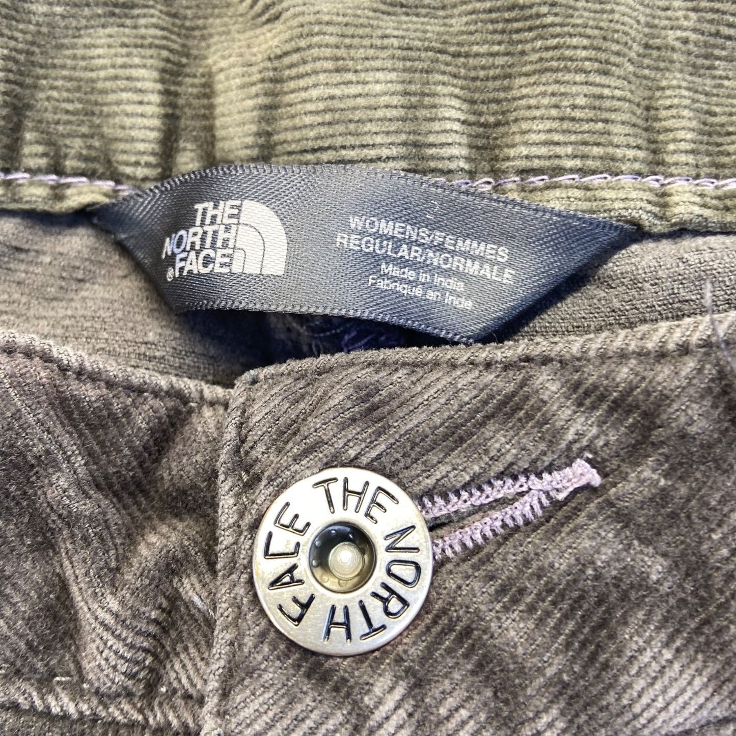 The North Face Women's Corduroy Straight Pants Size 30 Brown