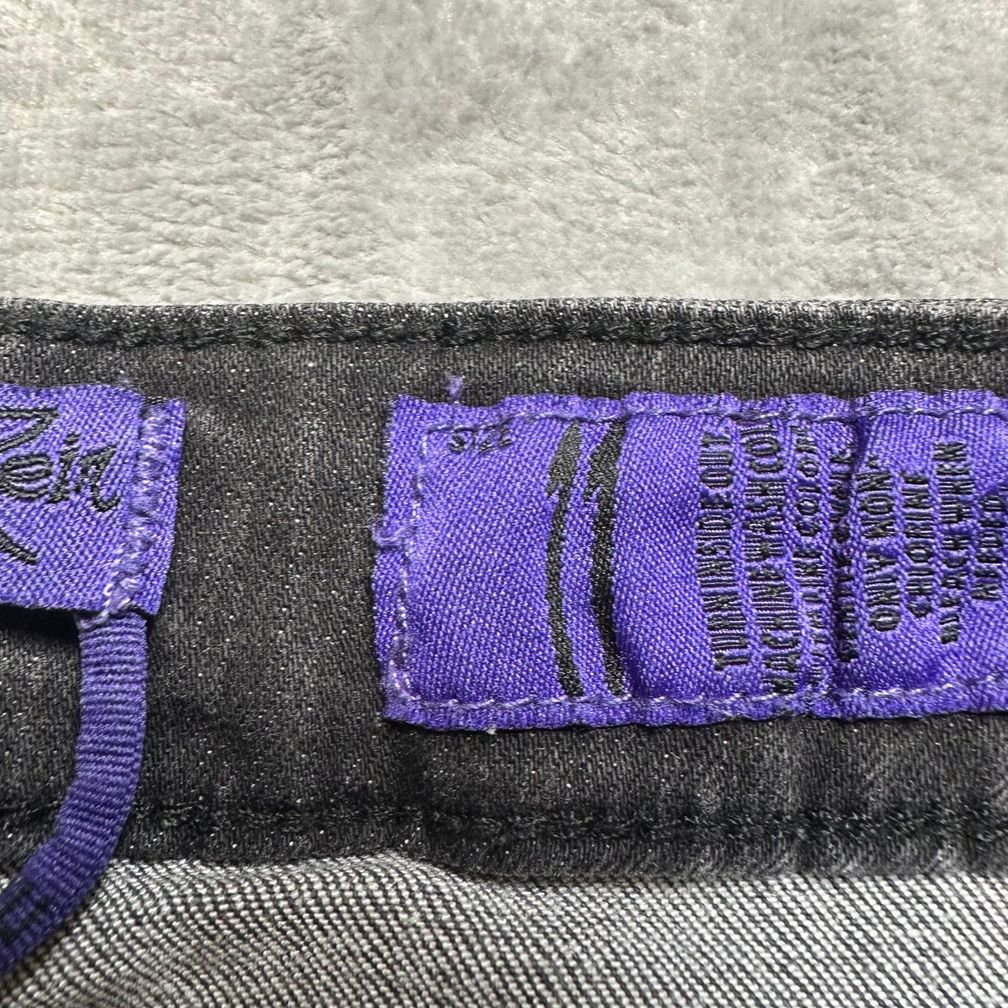 Indigo Rein Two Tone Skinny Jeans Women's Sz 11 Black Gray