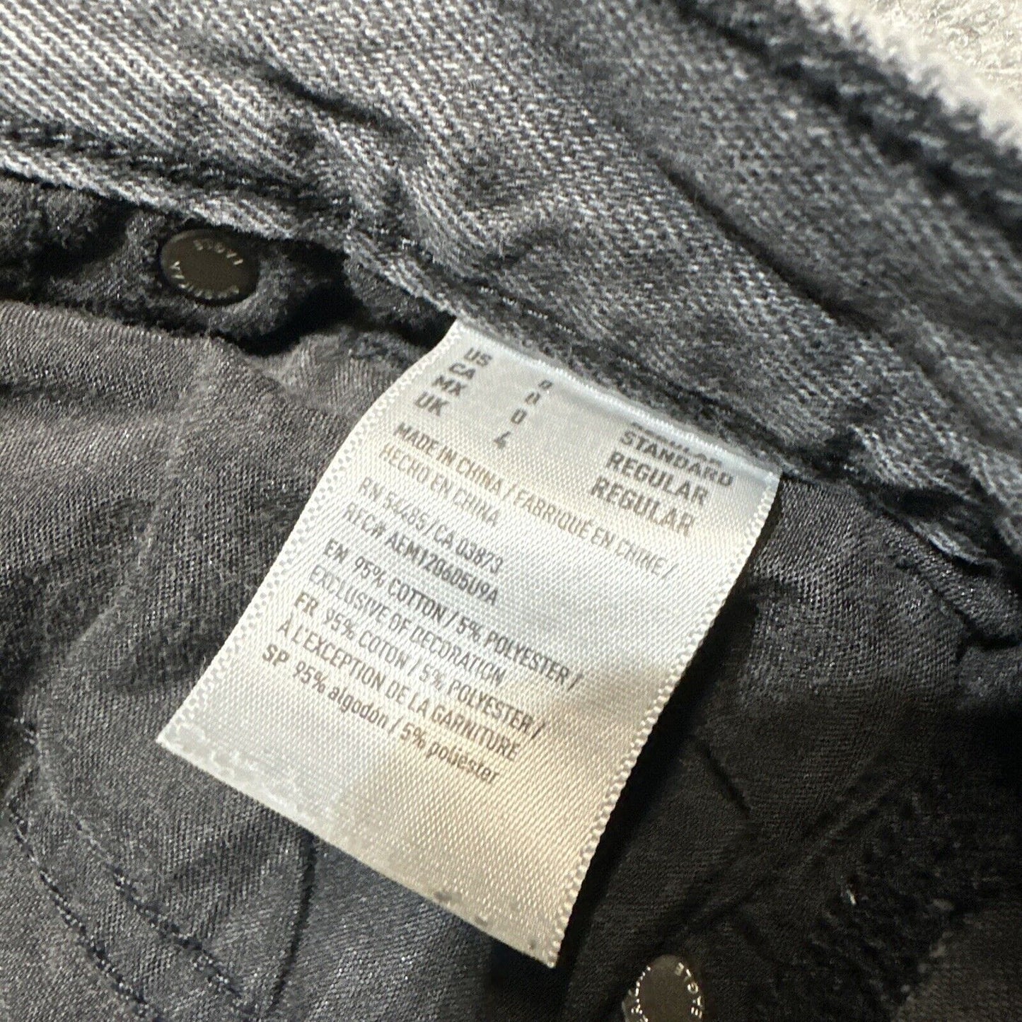 American Eagle Women's Distressed Mom Jeans Size 0R Gray Denim