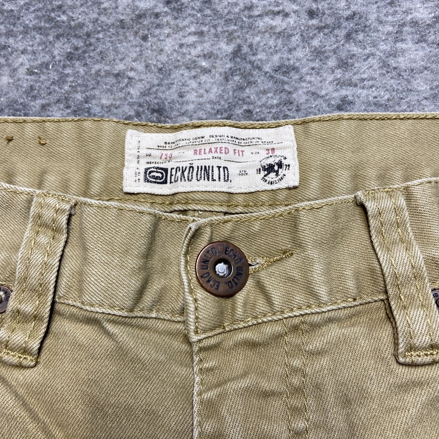 Ecko Unltd Chino Shorts Men's Size 30 Beige