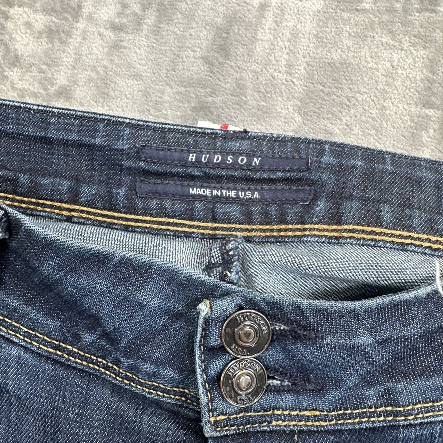 Hudson Skinny Jeans Women's Size 30 Dark Blue Denim