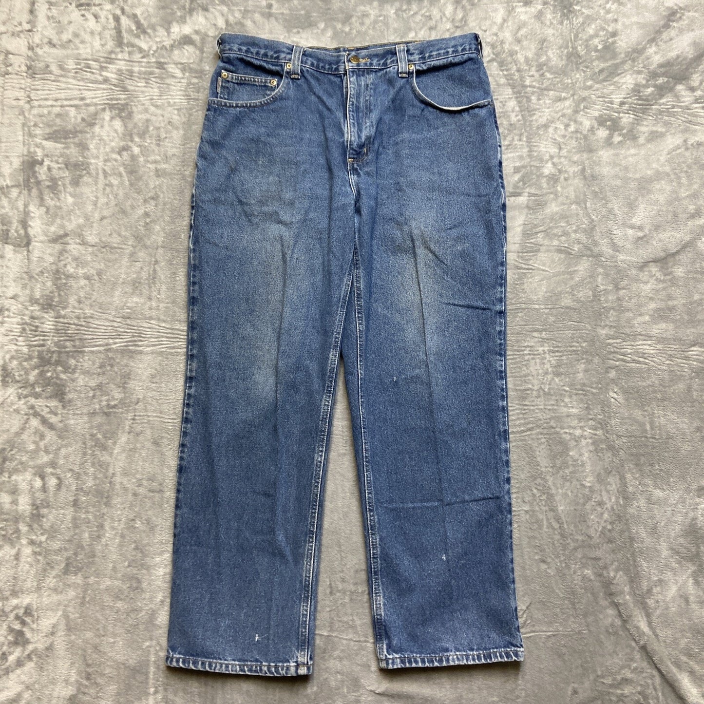 Carhartt Relaxed Fit Jeans Men's Size 36x30 Blue Denim Medium Wash