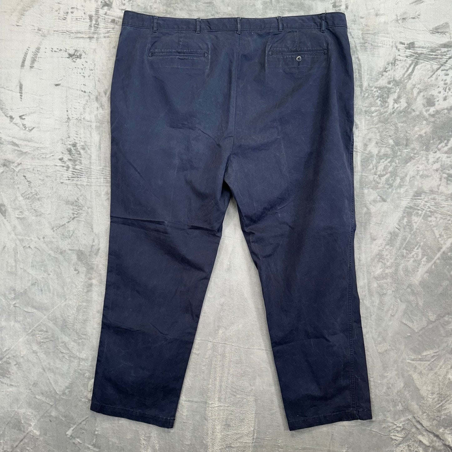 Cremieux Men's Straight Chino Pants Size 50x32 Navy