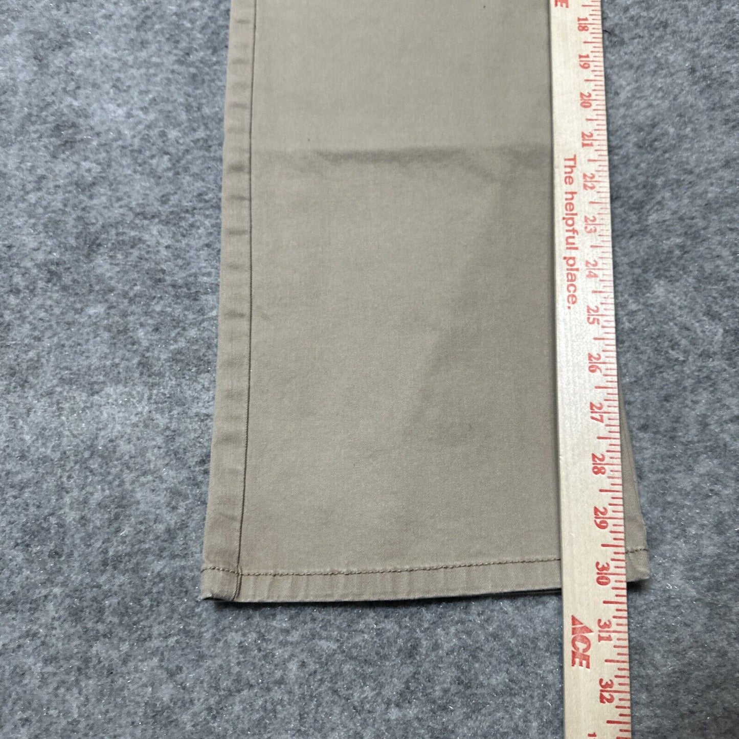 Lee Slender Secret Lower On The Waist Men's Straight Jeans Size 12M Medium Beige