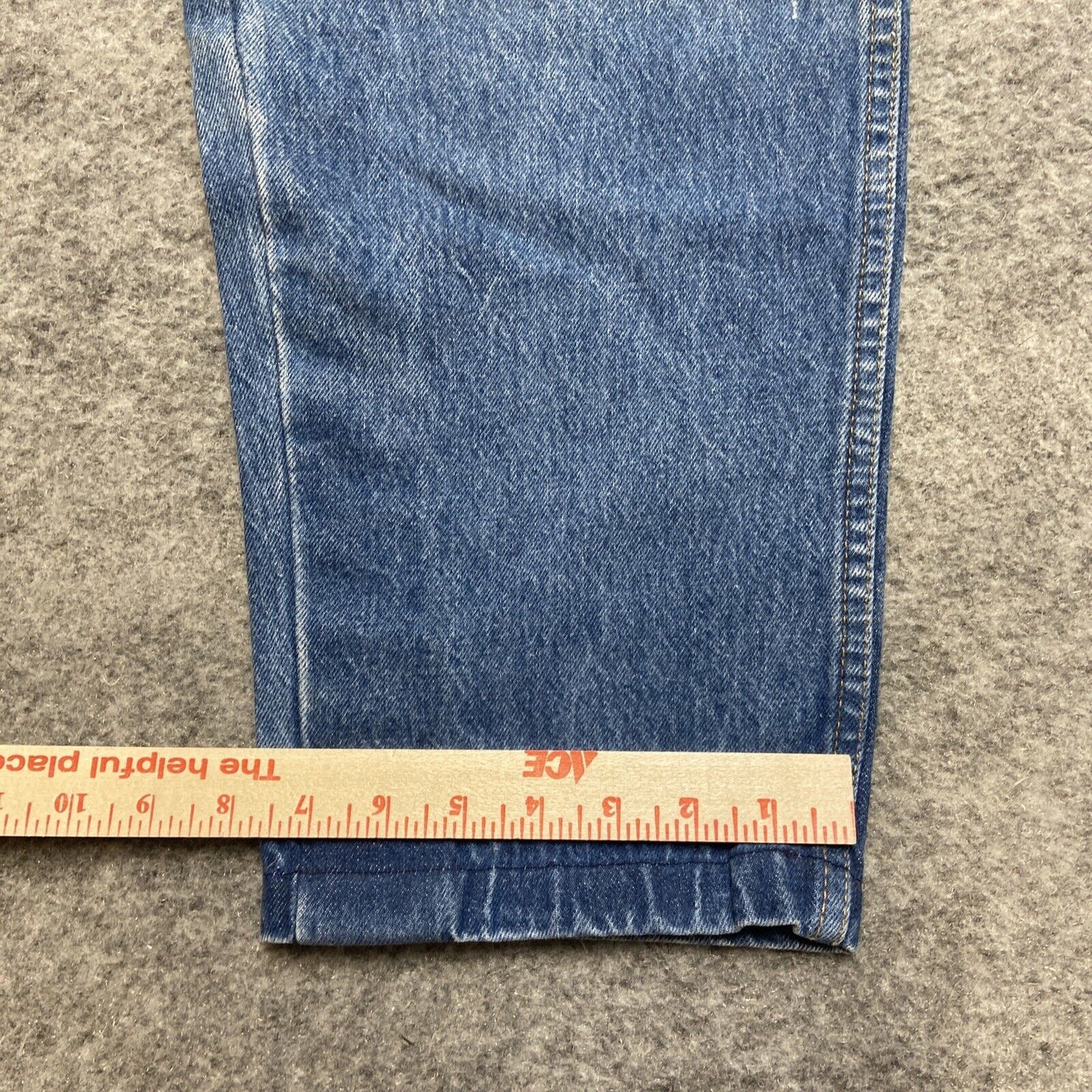 Vintage Levi's 505XX Regular Fit Jeans Men's Size 46x32 *44x29* Blue Hemmed