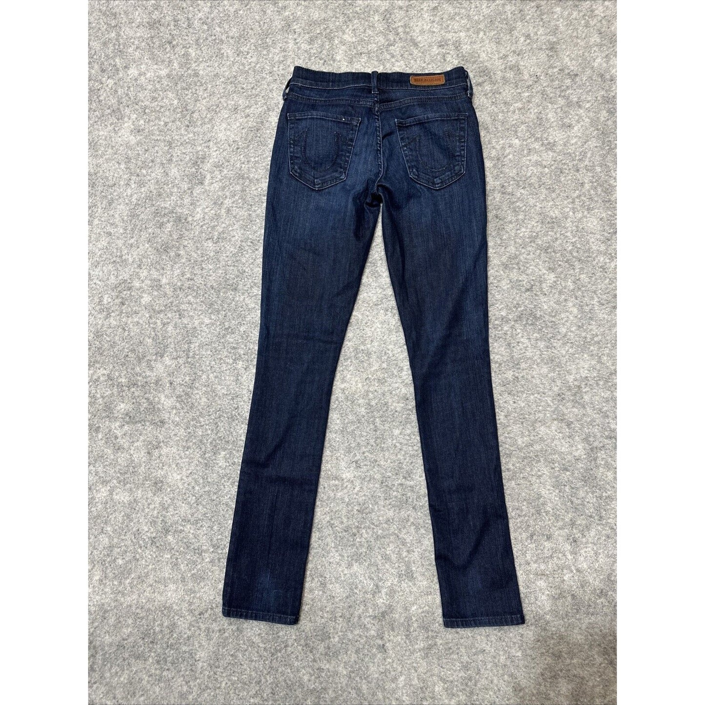 True Religion Halle Women's Skinny Jeans Size 24 Blue Dark Wash Denim