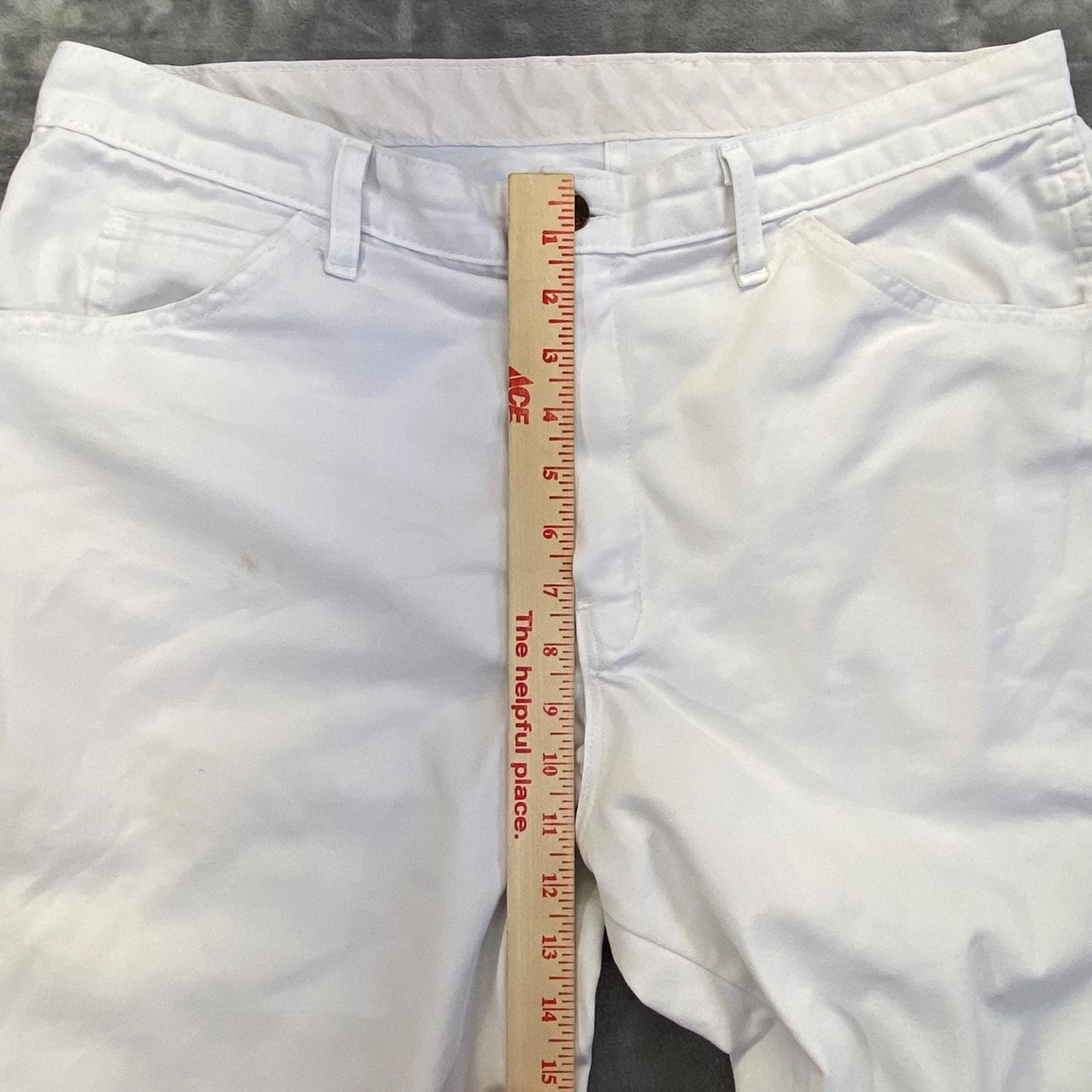 Dickies Men's Carpenter Pants Straight White Size 4