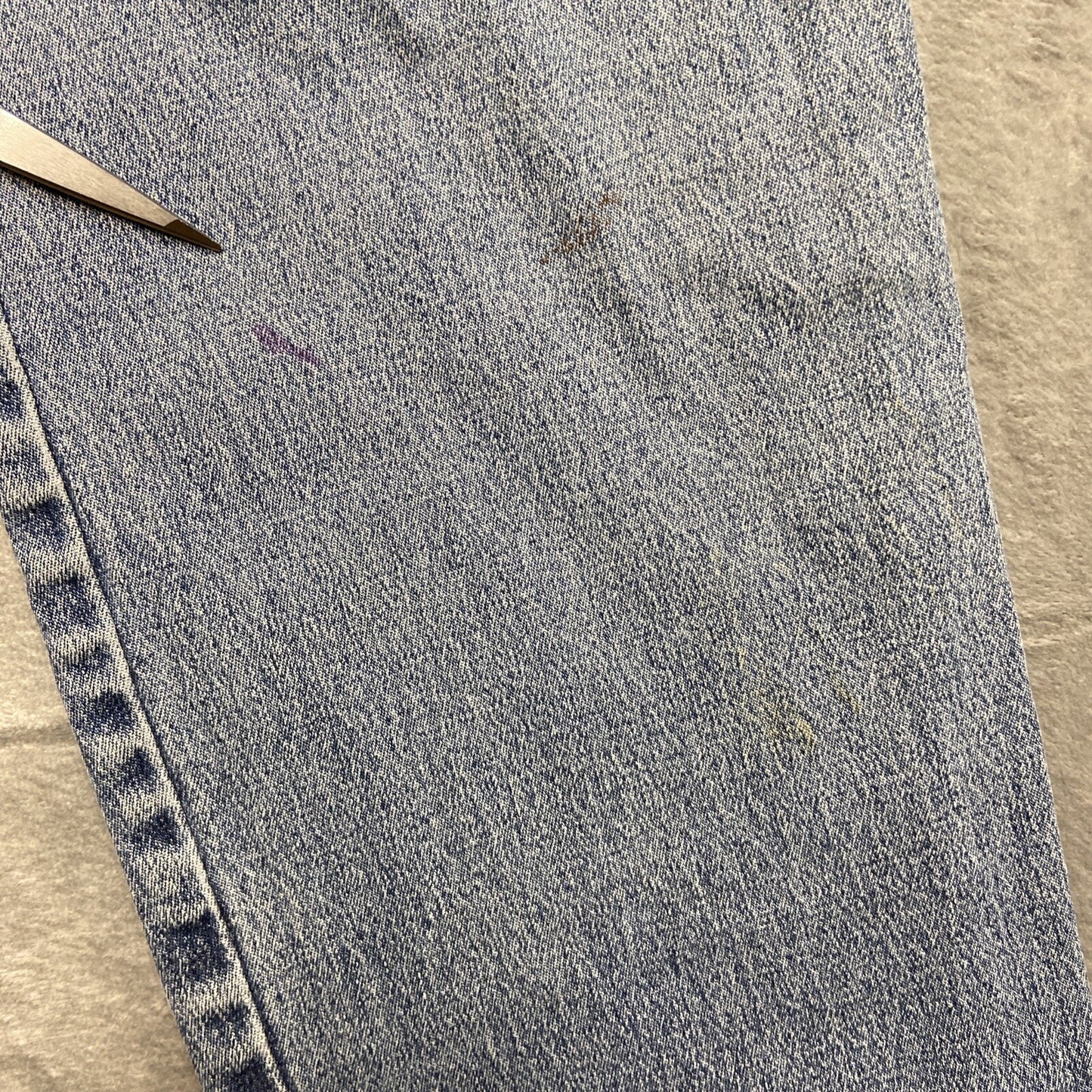 Vintage Wrangler Distressed Bootcut Jeans Boys Size 24x28 Blue Denim