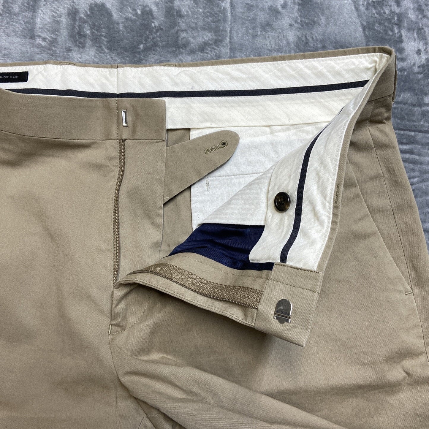 J Crew Flex Slim Chino Pants Men's Size 34x34 Tan Brown