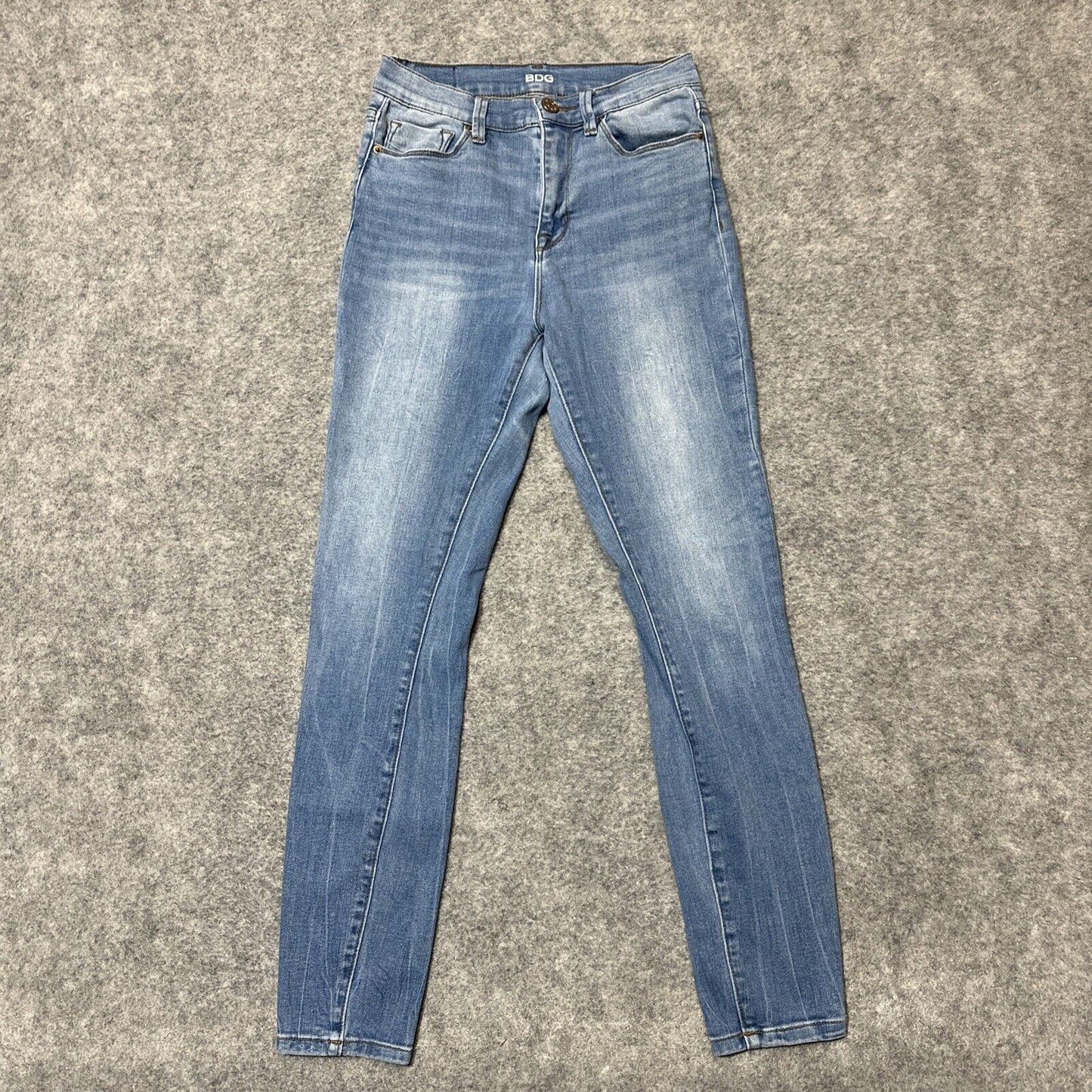 BDG High Rise Twig Ankle Jeans Women's Size 26x29 Blue Light Wash Denim Stretch