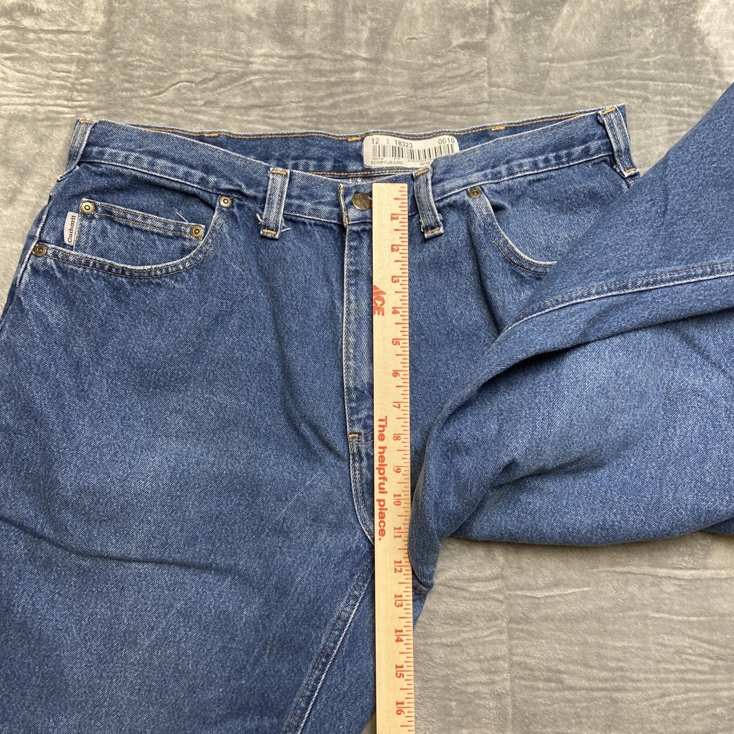 Carhartt Relaxed Fit Jeans Men’s Size 38x30 Blue Denim