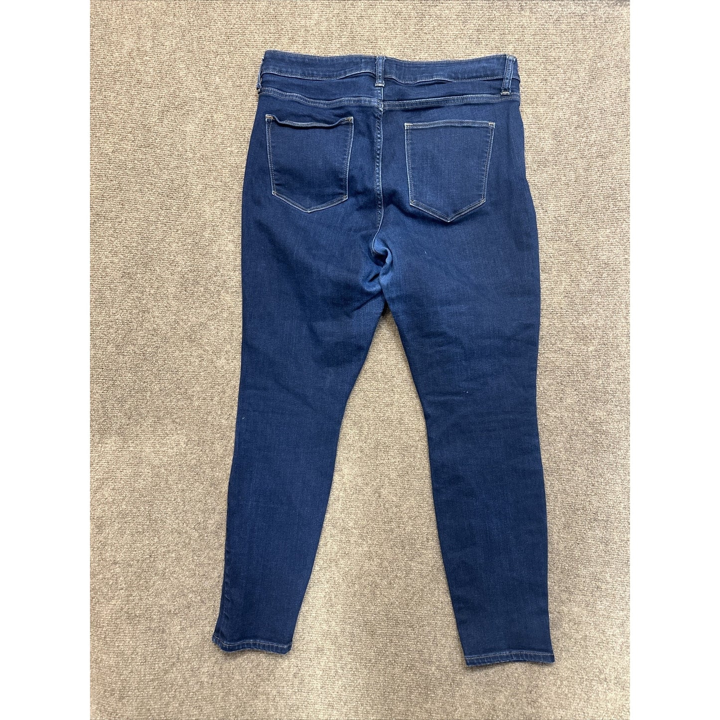 Gap 1969 Curvy True Skinny Women's Jeans Size 32 R Blue Dark Wash Denim