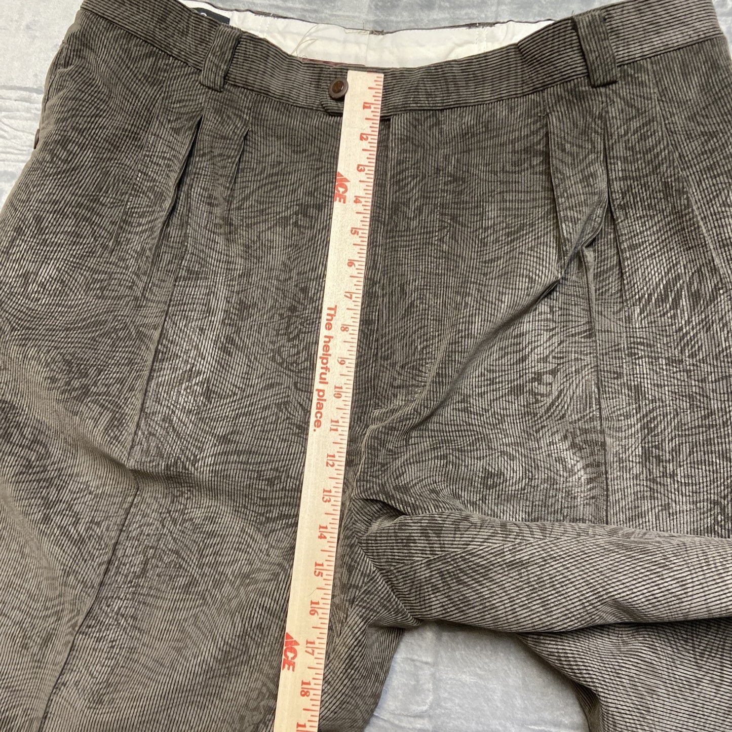 Smokey Joes Curduroy Pants Men's Size 48x32 Dark Brown