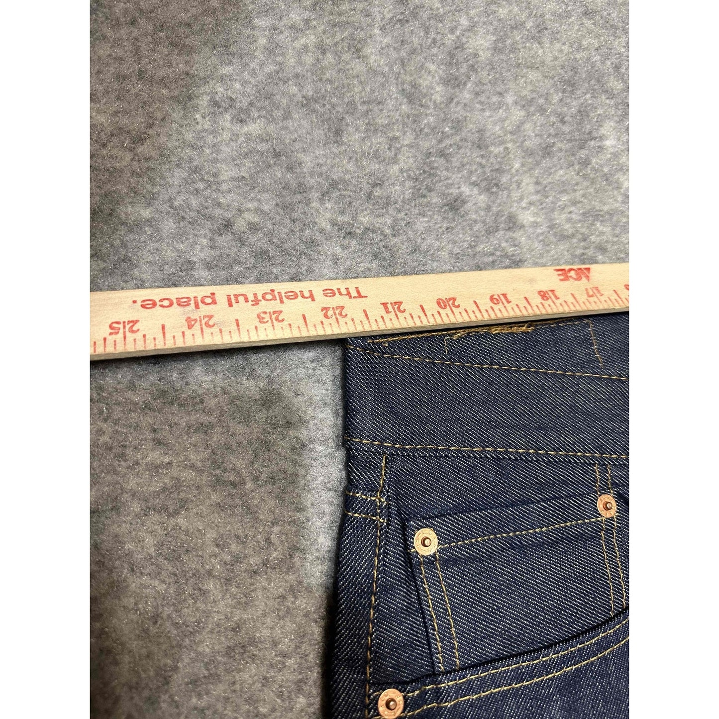 New Levis 501XX Shrink To Fit Men's Original Jeans Size 44x32 Blue Dark Denim