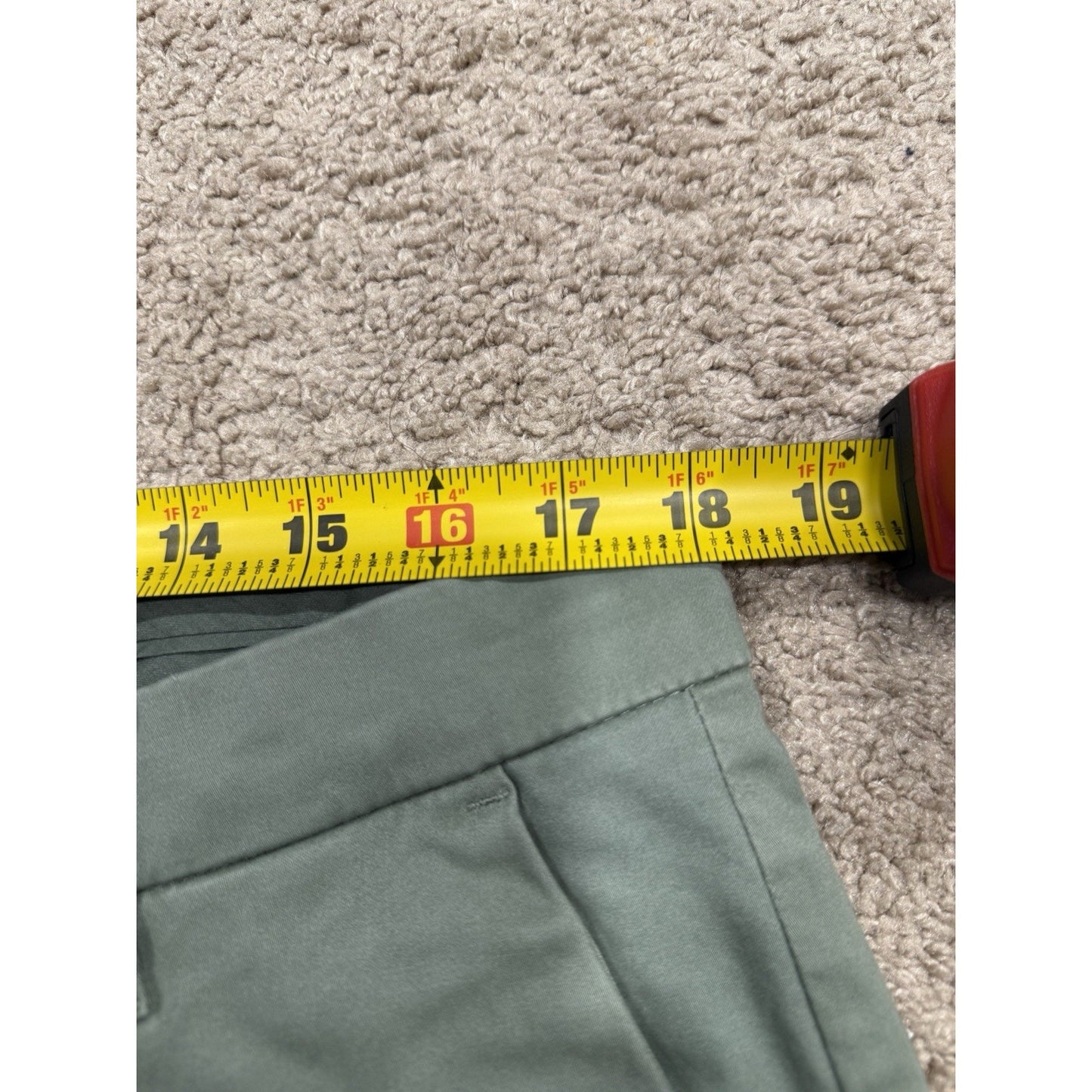 Dkny Men's Green Pants Slim Straight Fit Stretch Trouser Pants Size 36x30