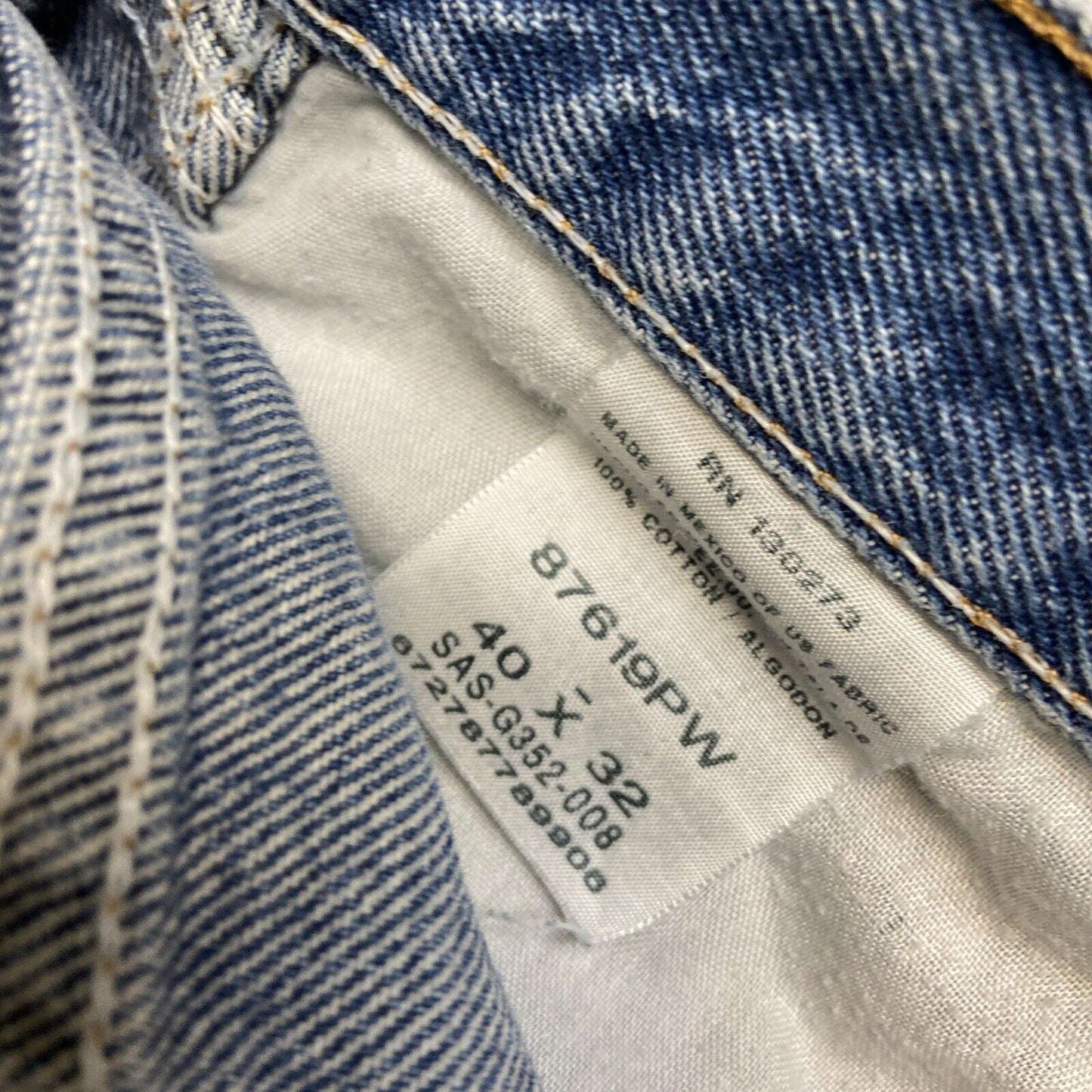 Wholesale Lot of 4 Rustler Grade A / B Work Jeans Size 40x32 Blue Black