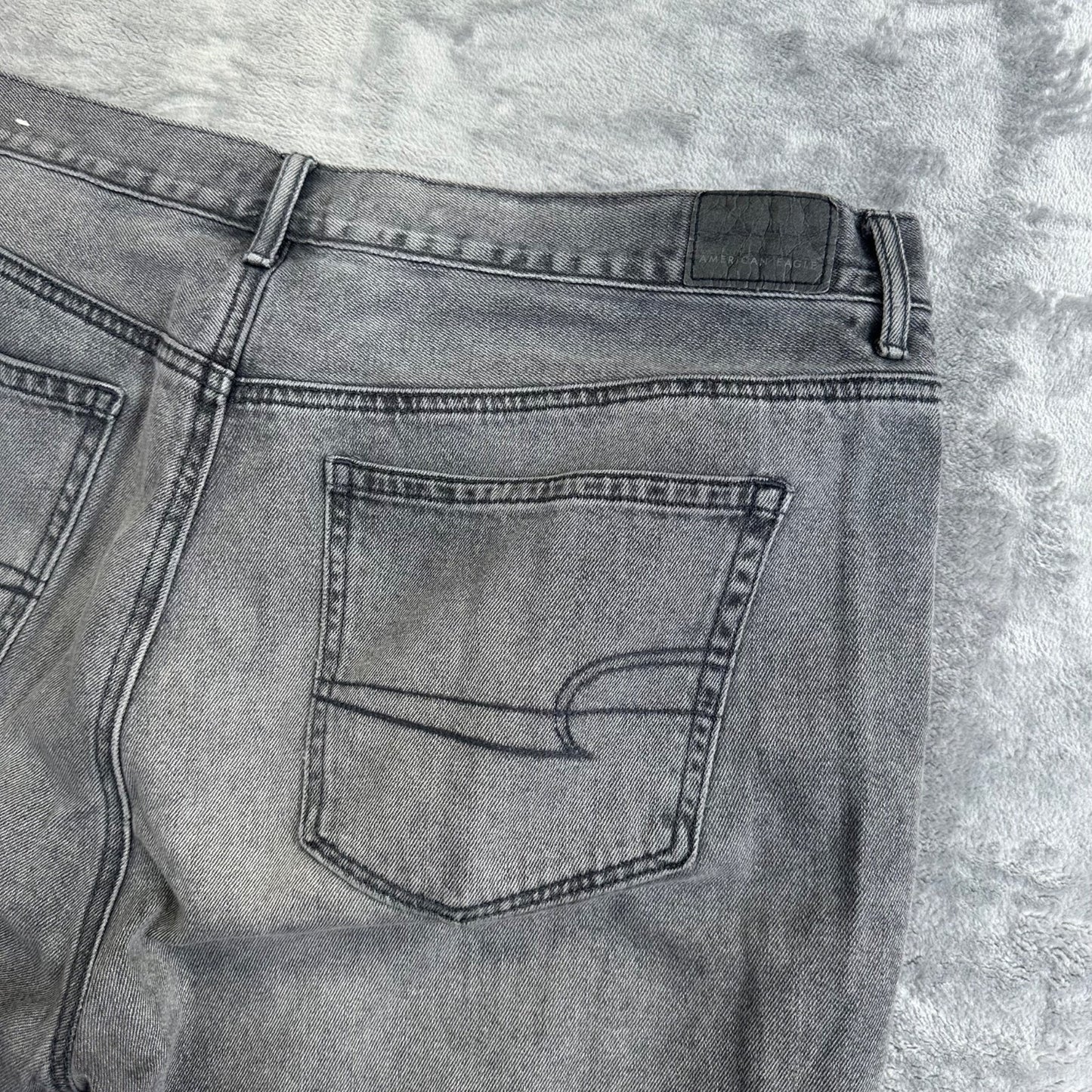 American Eagle Women's Skinny Jeans Size 14 Long Gray