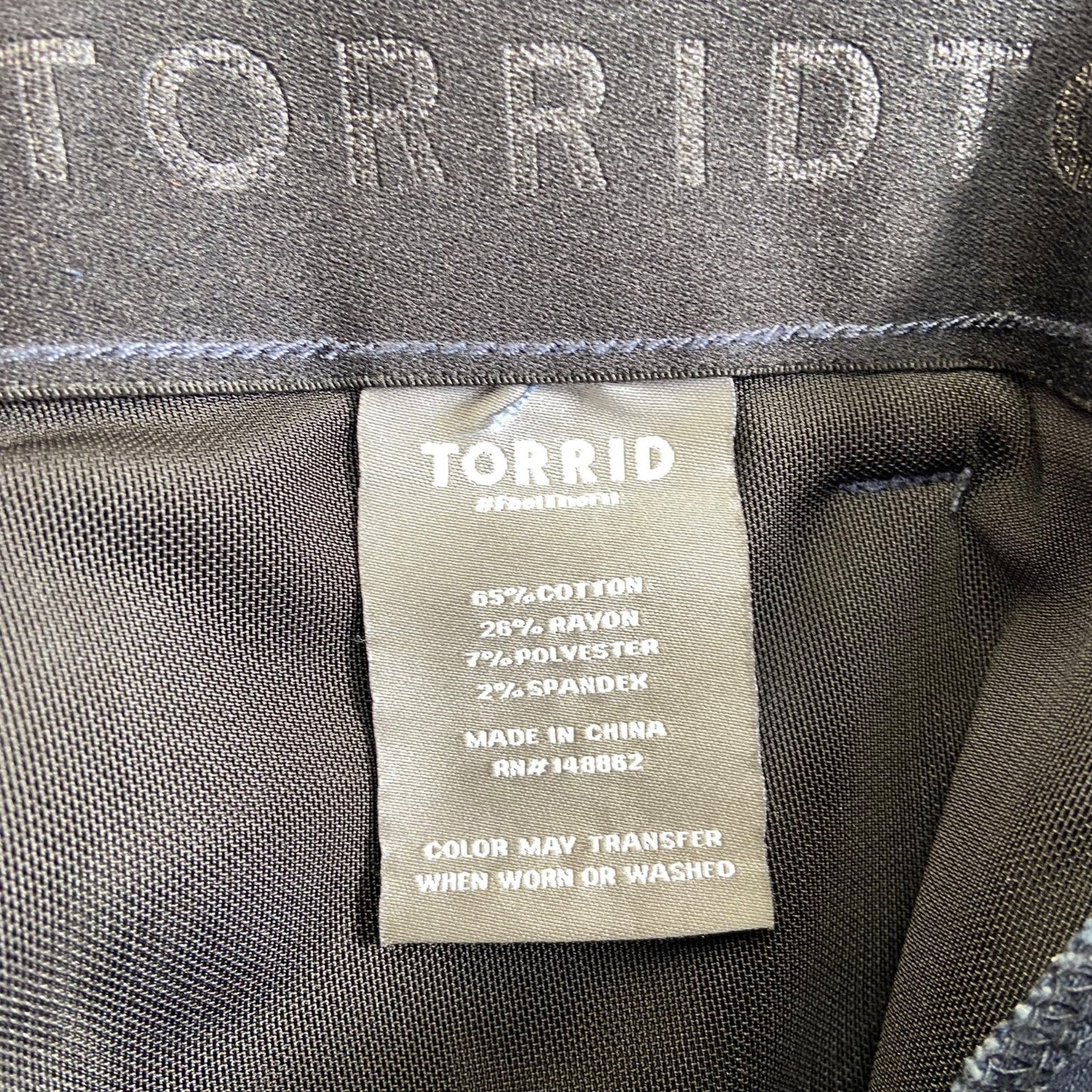Torrid Women's Bermuda Denim Shorts Size 10 Blue Dark Wash Denim Summer