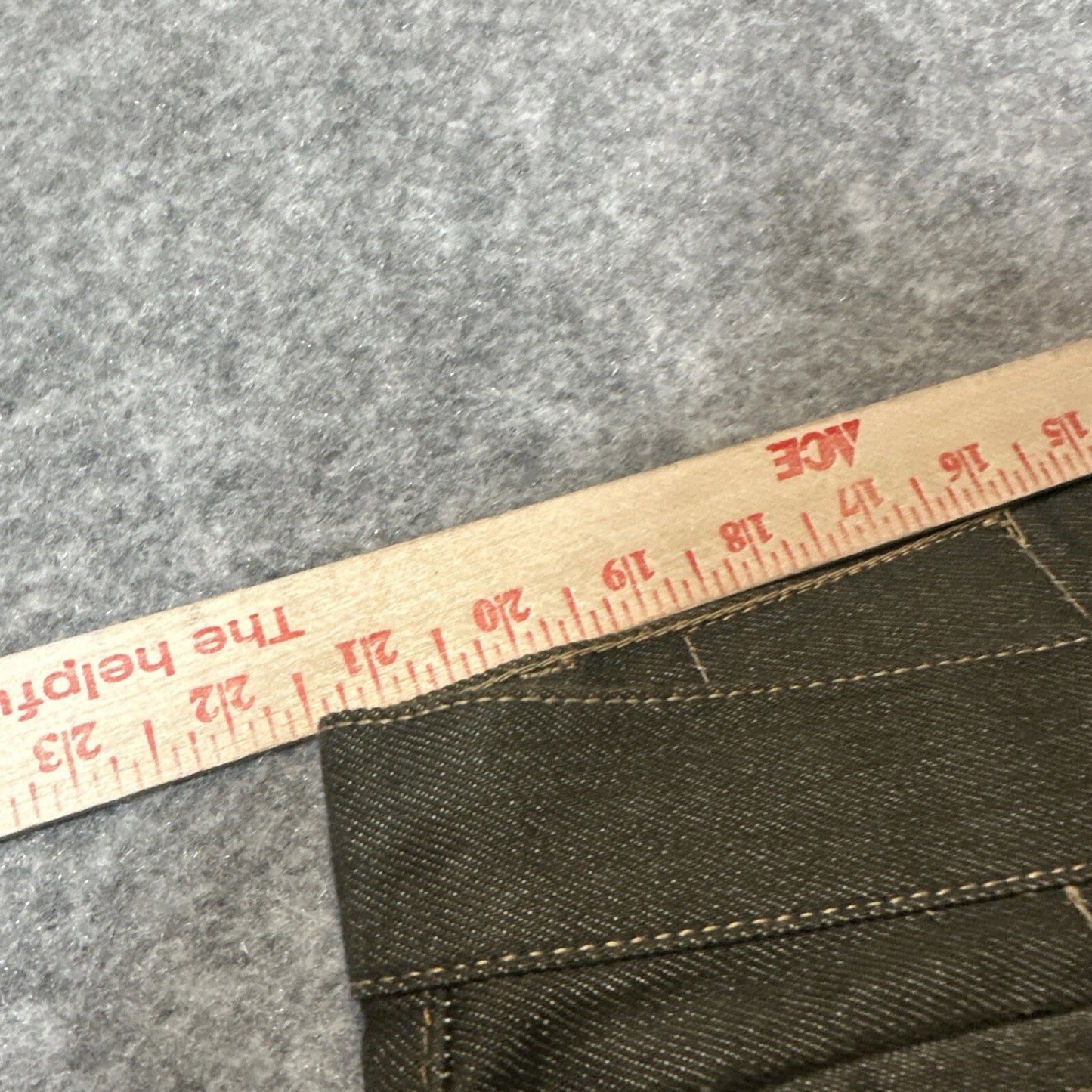 Vintage Members Property Coogi Straight Jeans Men's Size 42x32 Dark Green Denim